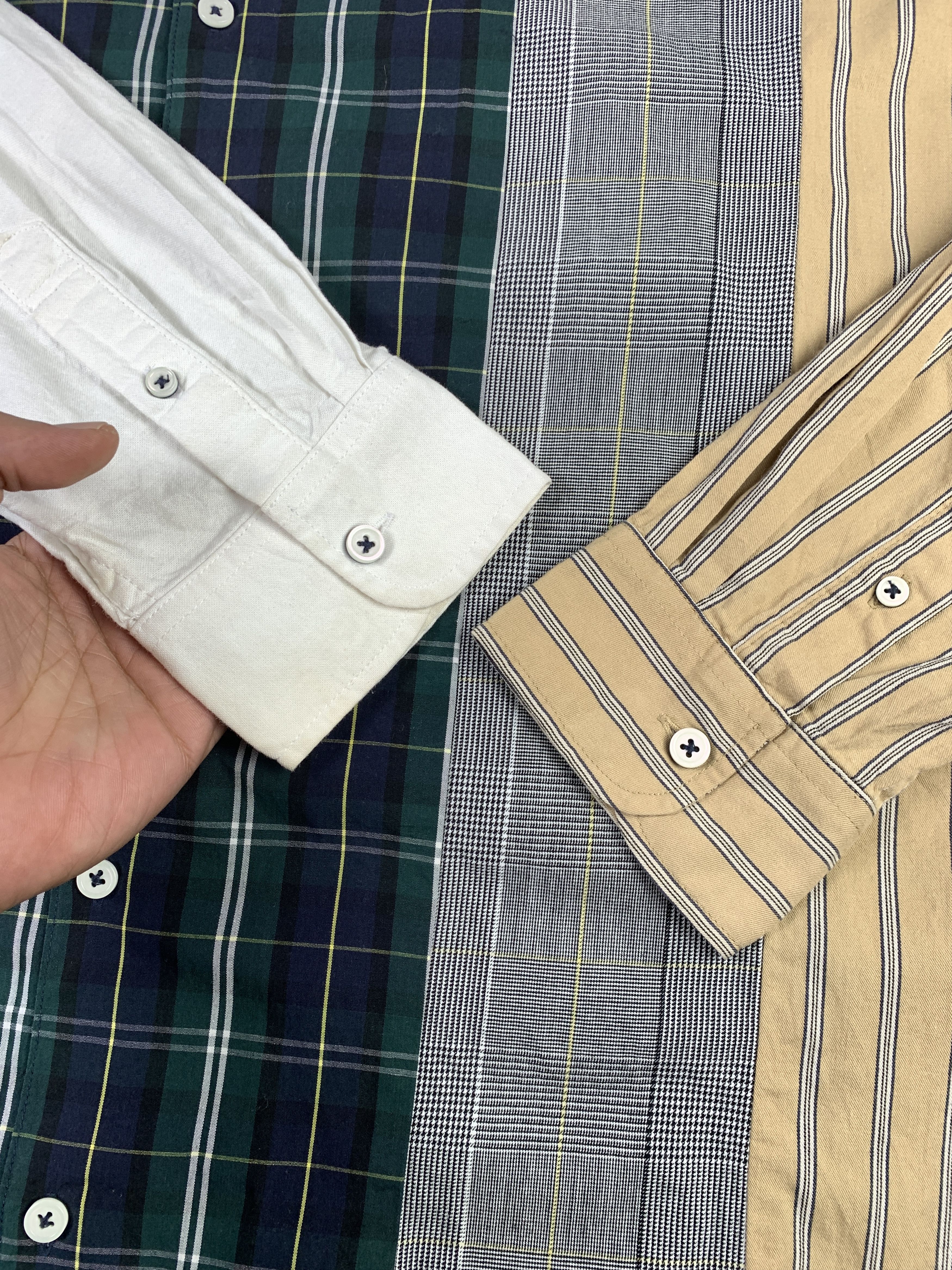 Japanese Brand Sureve Multi Pattern Sanghai Shirt (L) Size US L / EU 52-54 / 3 - 3 Thumbnail