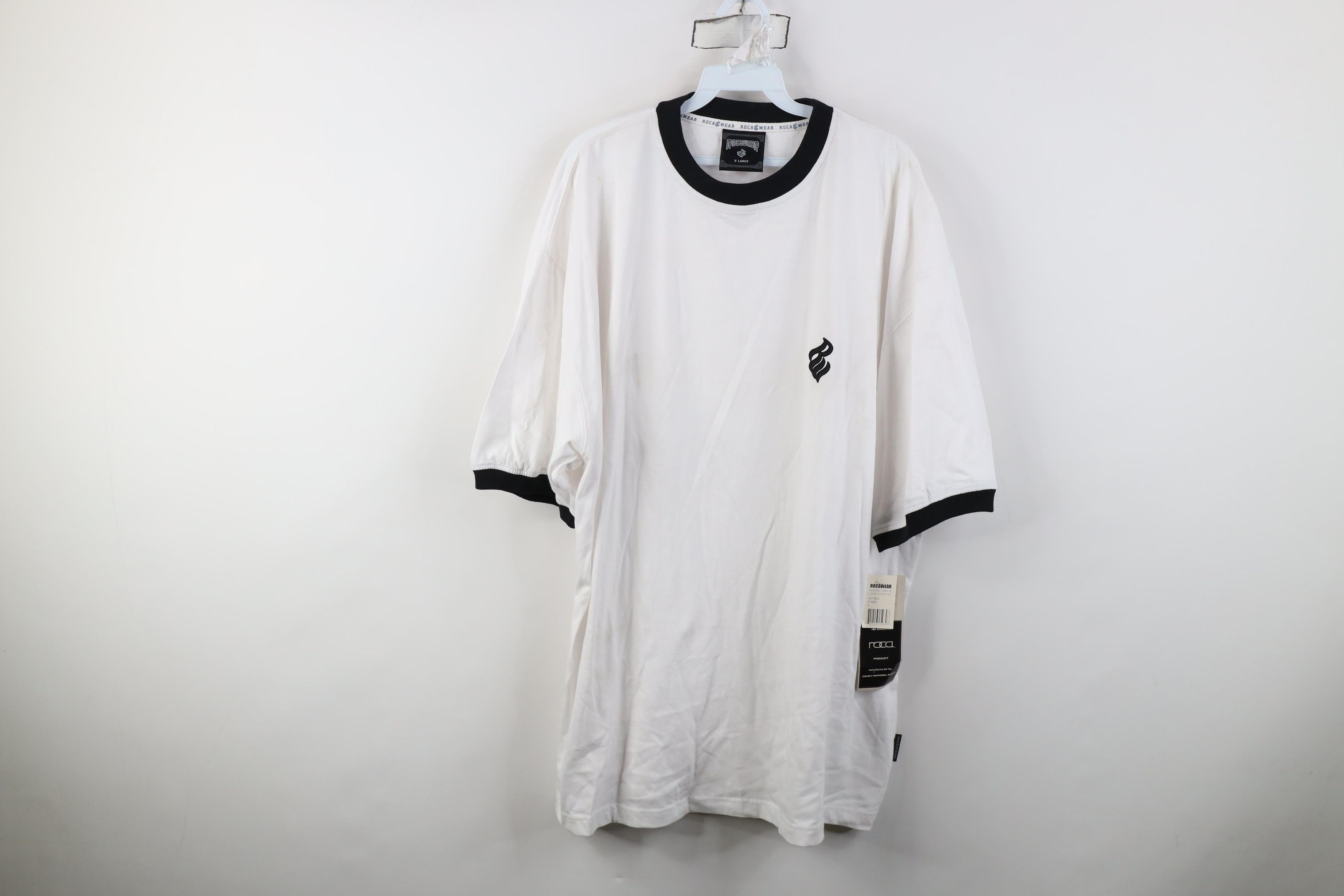 Rocawear Deadstock Vintage 90s Y2K Rocawear Monogram Ringer T-Shirt Size US XL / EU 56 / 4 - 1 Thumbnail