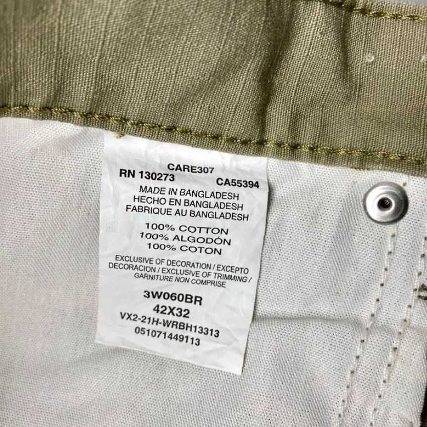 Wrangler WranglER Riggs Men 3W060BR Ripstop Rip Stop Cargo Work Pants 42x32 Bark 8122 Size US 42 / EU 58 - 6 Thumbnail