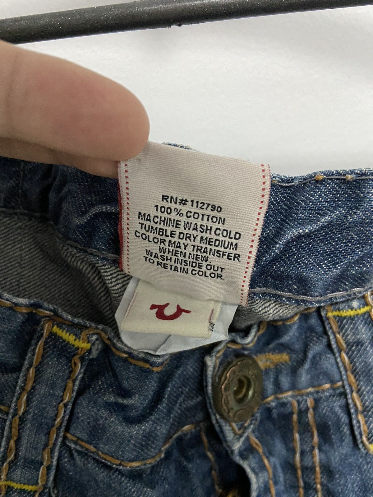 True Religion × Vintage True Religion rainbow Bobby jeans Pants Selvedge Vintage Size US 38 / EU 54 - 4 Thumbnail