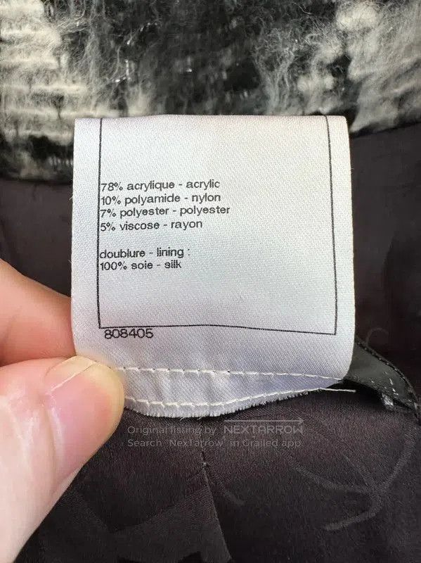 Chanel Chanel Black Wool Women's Coat . Size S / US 4 / IT 40 - 6 Thumbnail