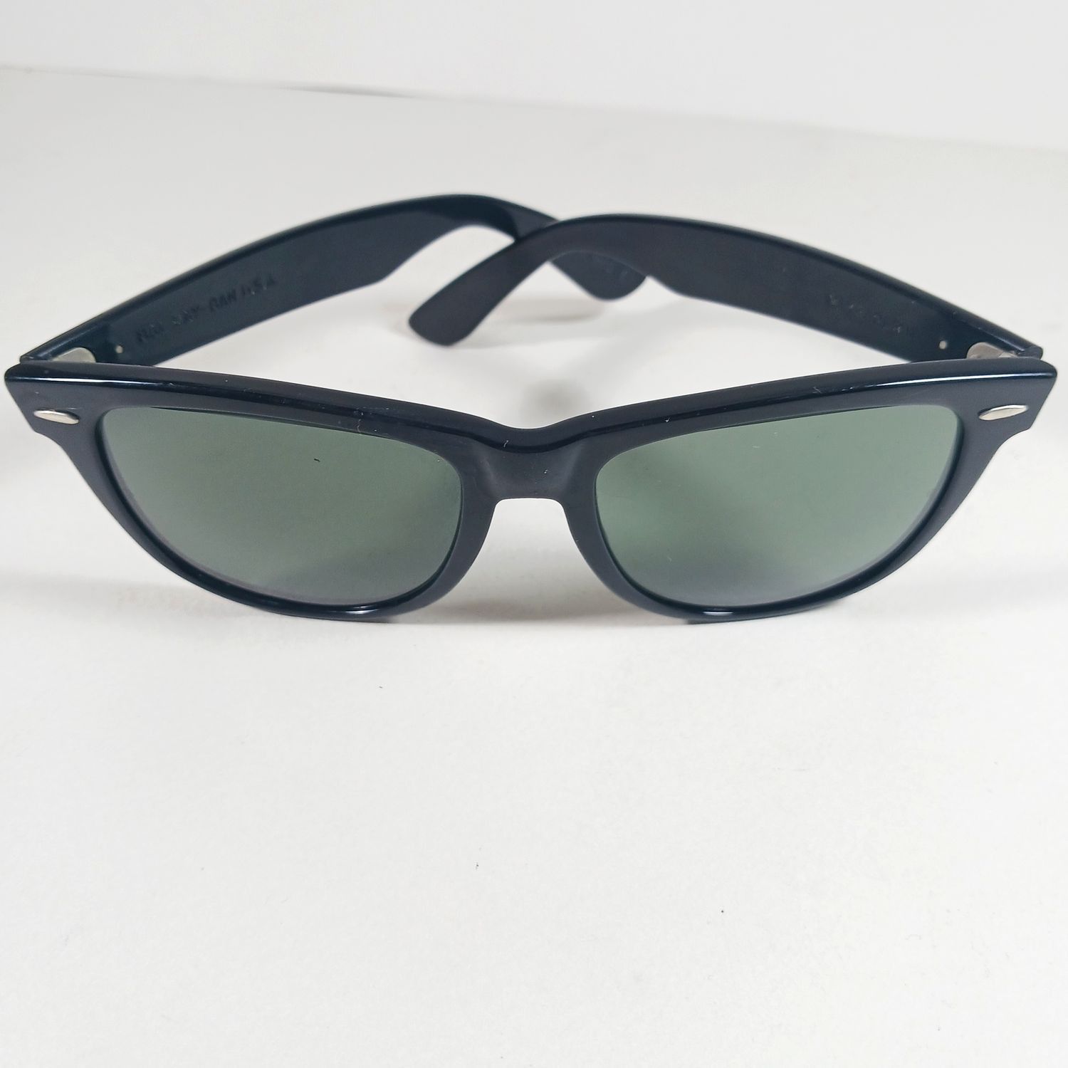Bausch & Lomb × RayBan Ray Ban Wayfarer II Black Bausch & Lomb Sunglasses US Made Size ONE SIZE - 6 Thumbnail