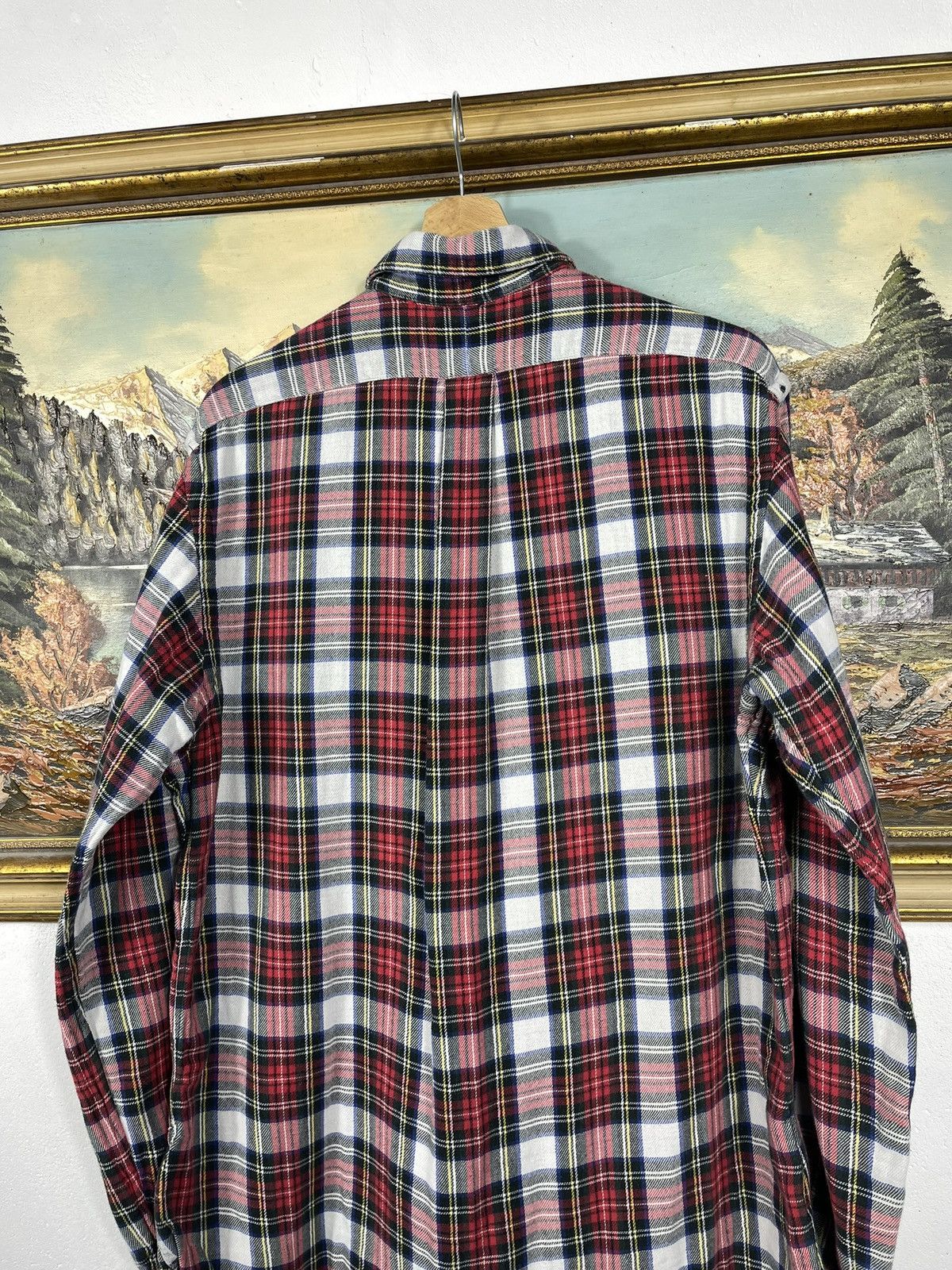 Flannel × Polo Ralph Lauren × Ralph Lauren Flannel Polo Ralph Lauren Vintage Retro Y2k 00s Mens Shirt Size US L / EU 52-54 / 3 - 9 Thumbnail
