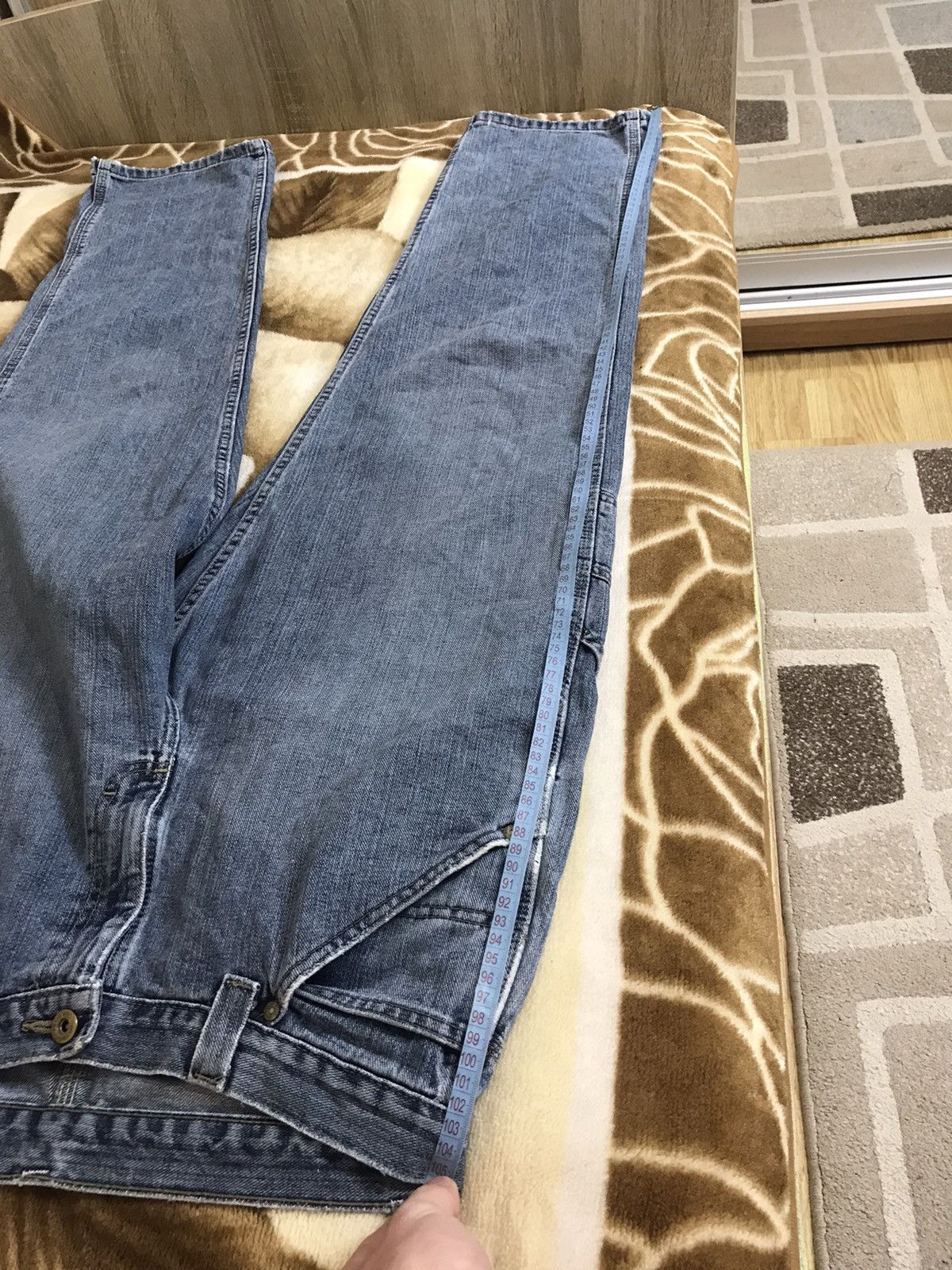 Japanese Brand × Vintage 🔥 VINTAGE DENIM CARPENTER DETROIT CHORE JEANS LEE DUNGAREES Size US 32 / EU 48 - 12 Thumbnail