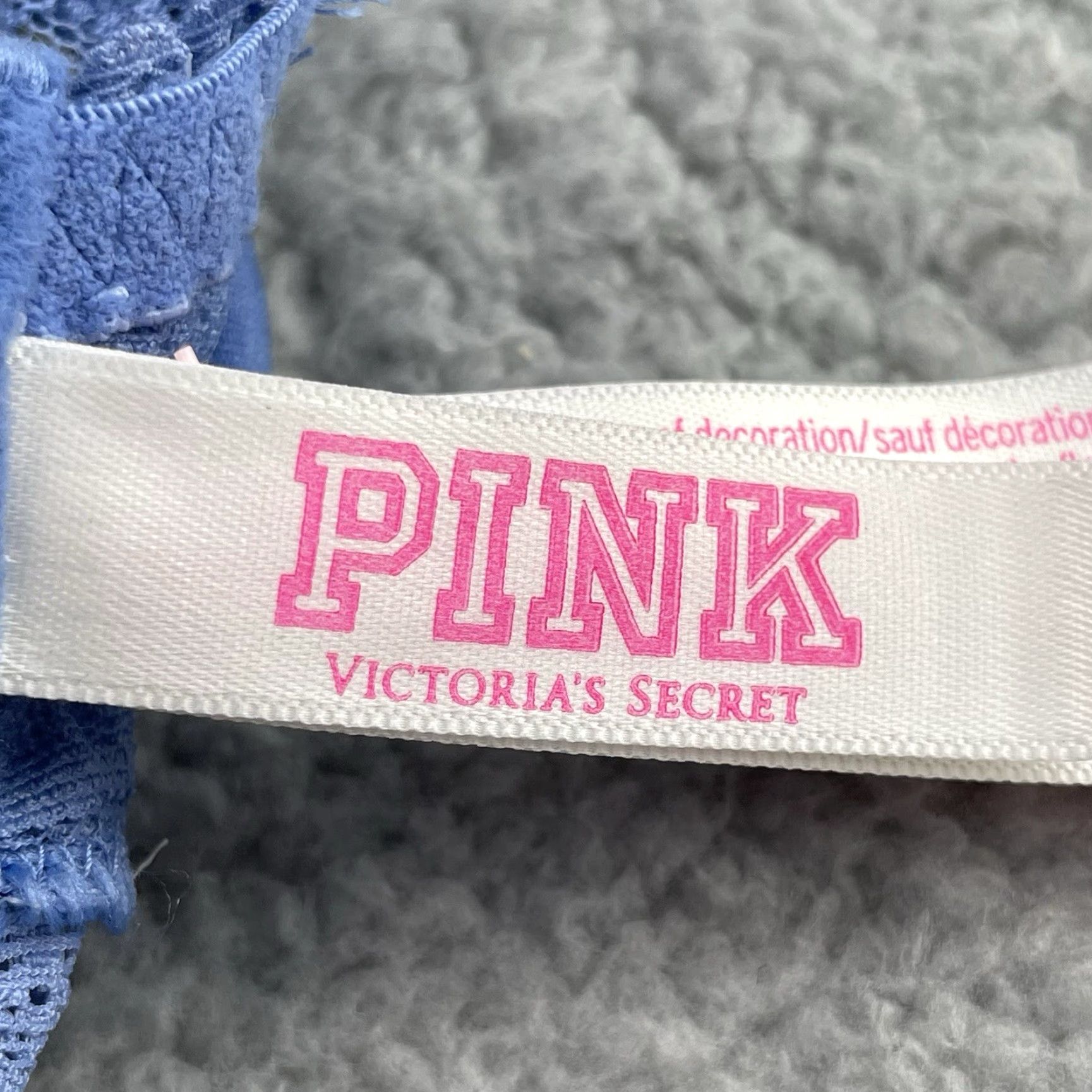 Victoria's Secret Victoria's Secret PINK Push Up Bra Womens Medium Floral Lace Bustier Coquette Size M / US 6-8 / IT 42-44 - 6 Thumbnail