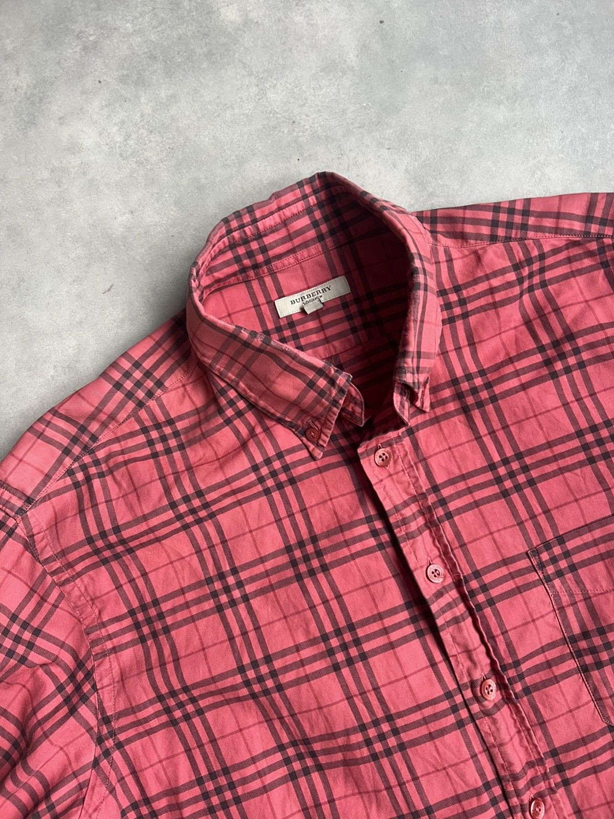 Burberry Burberry Vintage Plaid T-Shirt Size US L / EU 52-54 / 3 - 2 Thumbnail