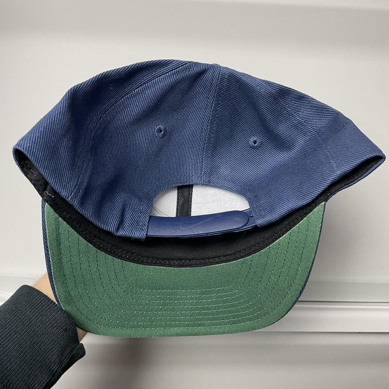 Nike Vintage Nike Hat NWT Navy Blue Adjustable 90s Snapback Size ONE SIZE - 5 Thumbnail