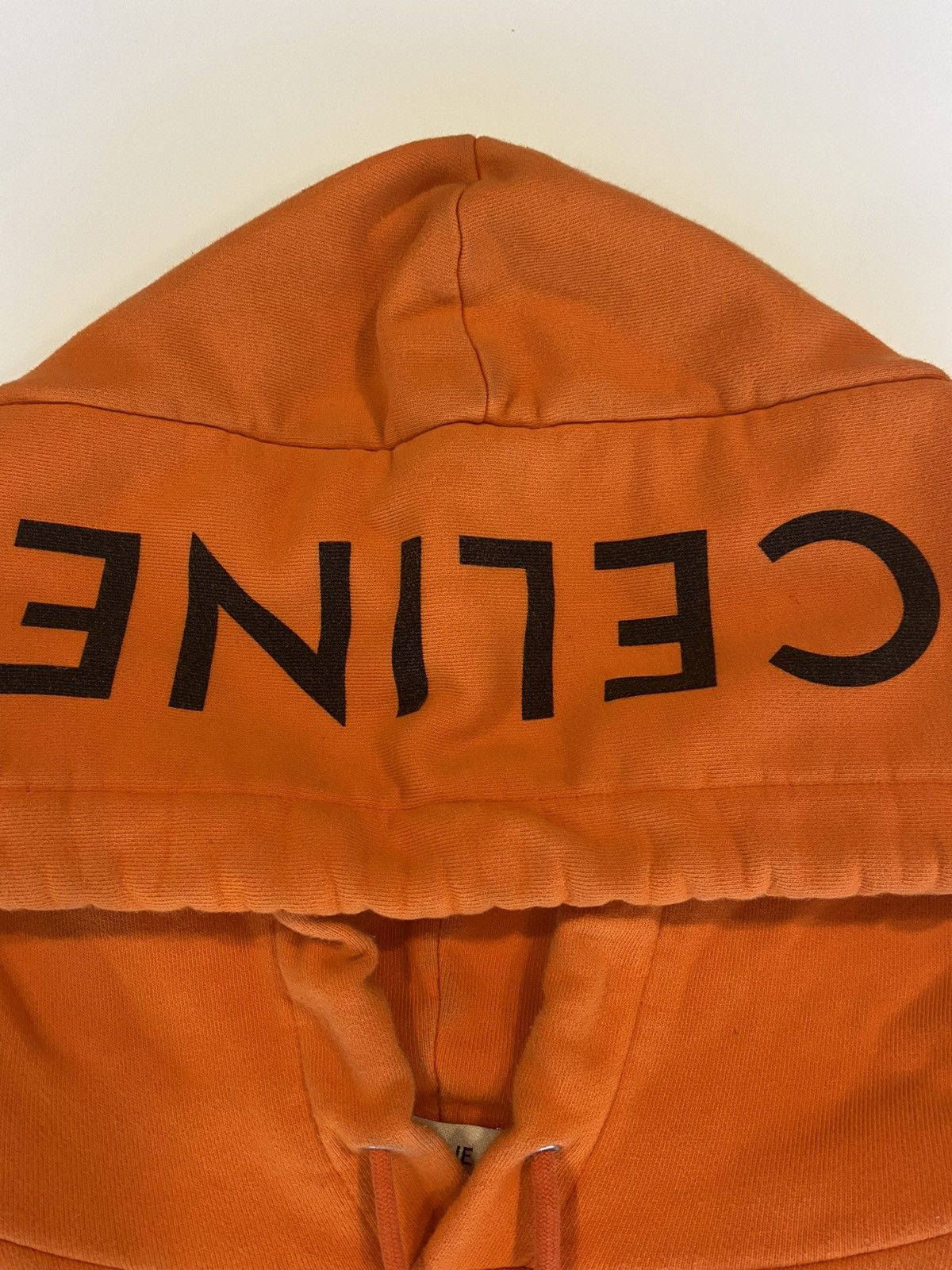 Celine Celine Orange Logo Hoodie Size US M / EU 48-50 / 2 - 3 Thumbnail