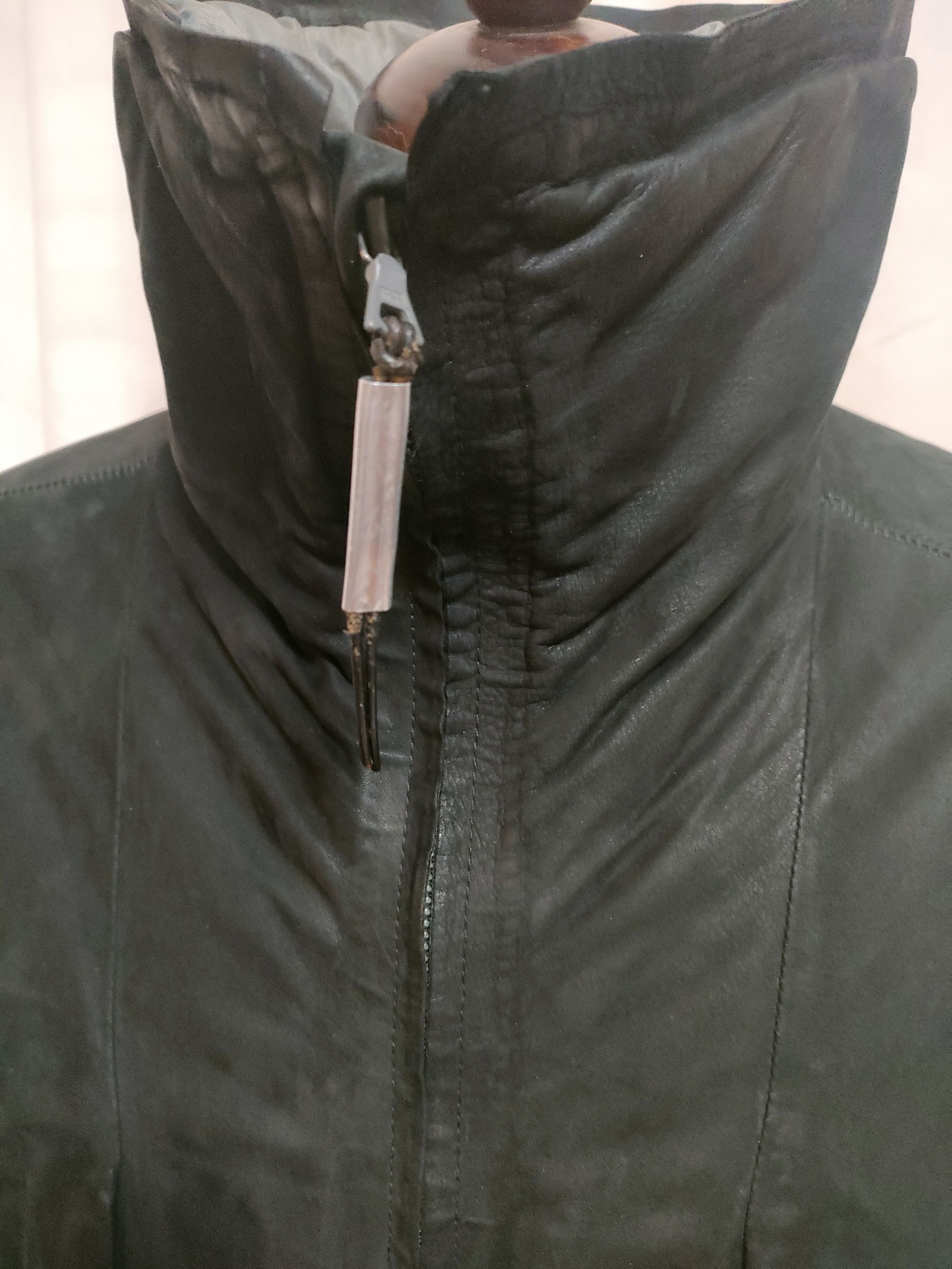 Isaac Sellam Experience Isaac Sellam Experience XXXL black leather goose Jacket Size US XXL / EU 58 / 5 - 4 Thumbnail