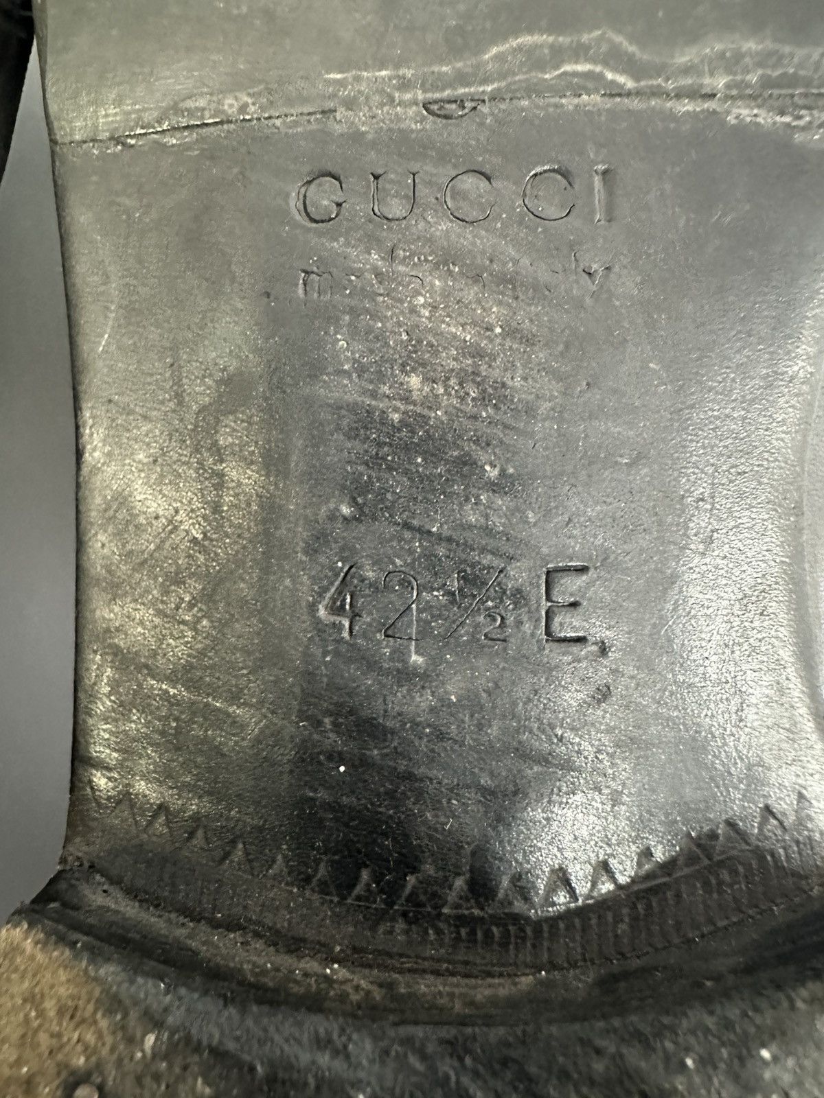 Gucci Gucci Black Leather Slip On Loafers Size 42.5 EU Size US 9.5 / EU 42-43 - 6 Thumbnail