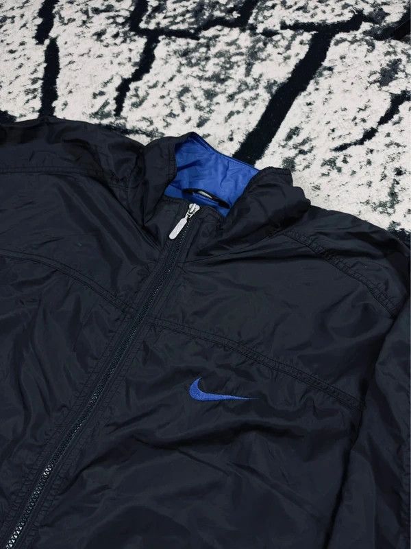Nike Nike vintage insulated jacket black swoosh XXL blue 90s Size US XXL / EU 58 / 5 - 4 Thumbnail