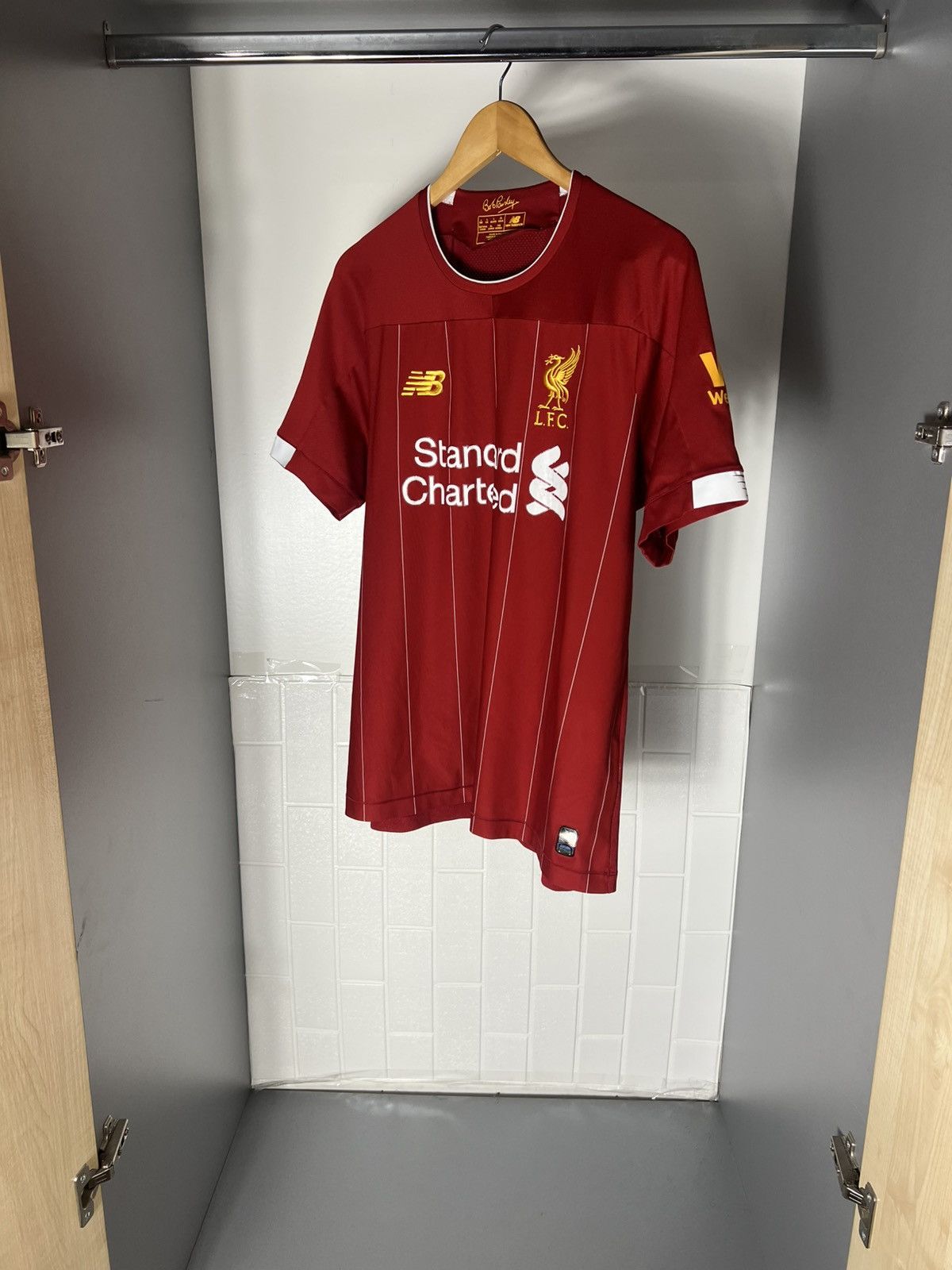 New Balance VINTAGE NEW BALANCE FC LIVERPOOL ENGLAND SOCCER JERSEY RETRO Size US L / EU 52-54 / 3 - 3 Thumbnail