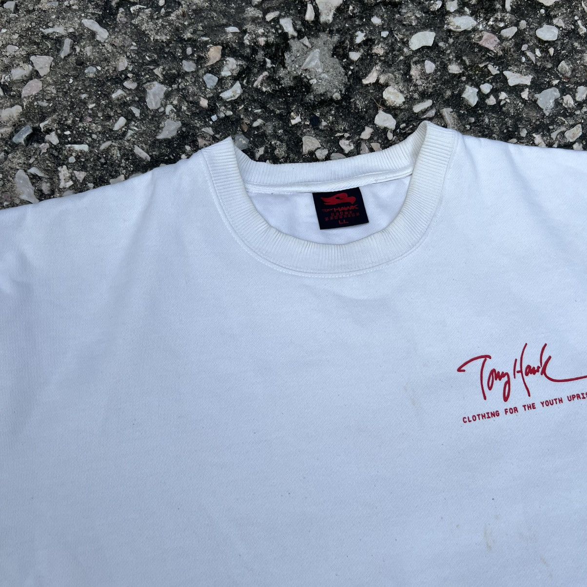 Tony Hawk “TONY HAWK” SKATE BOARDING STAIN SWEATSHIRT Size US XL / EU 56 / 4 - 6 Thumbnail