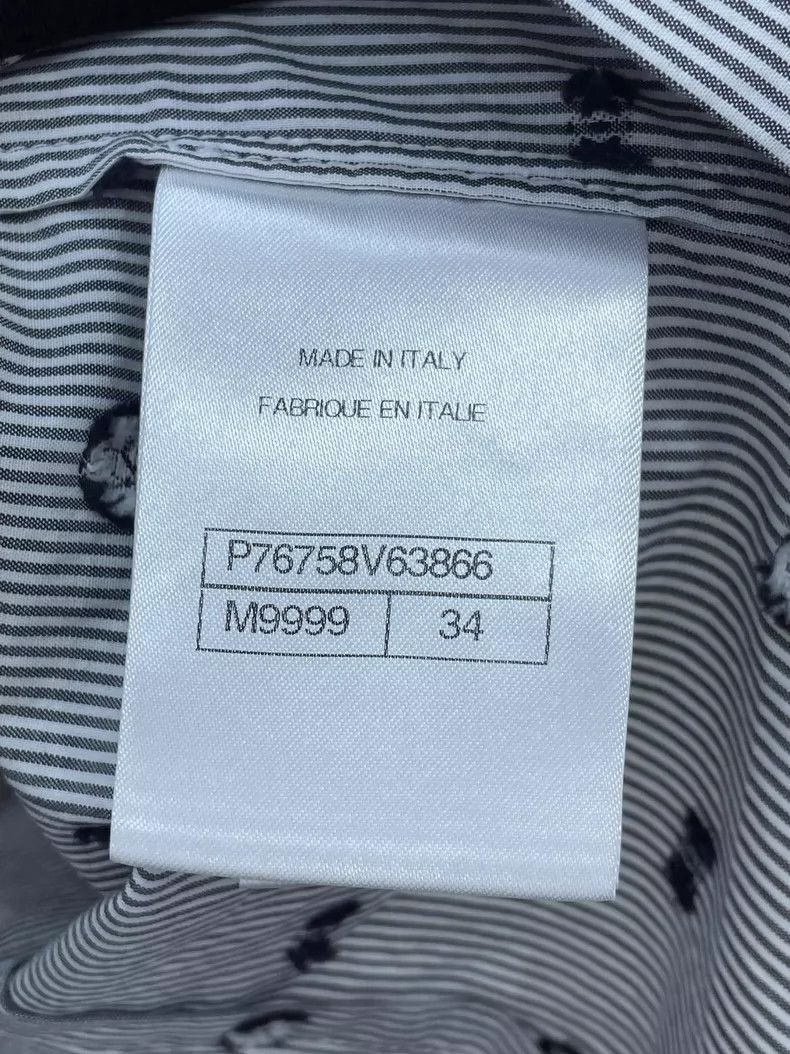 Chanel CHANEL Polka Dot Logo Double C Shirt -2505 Size US S / EU 44-46 / 1 - 6 Thumbnail