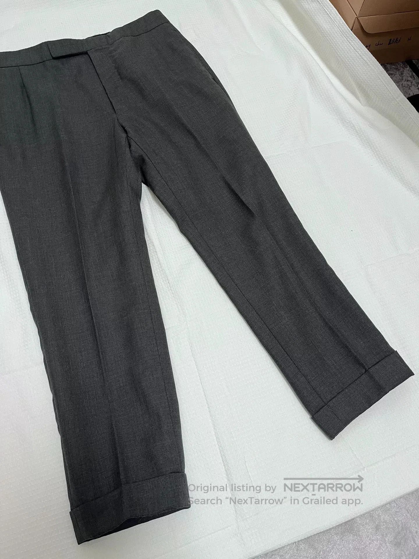Thom Browne Thom Browne Gray Cropped Trousers Size 1. Size US 26 / EU 42 - 3 Thumbnail