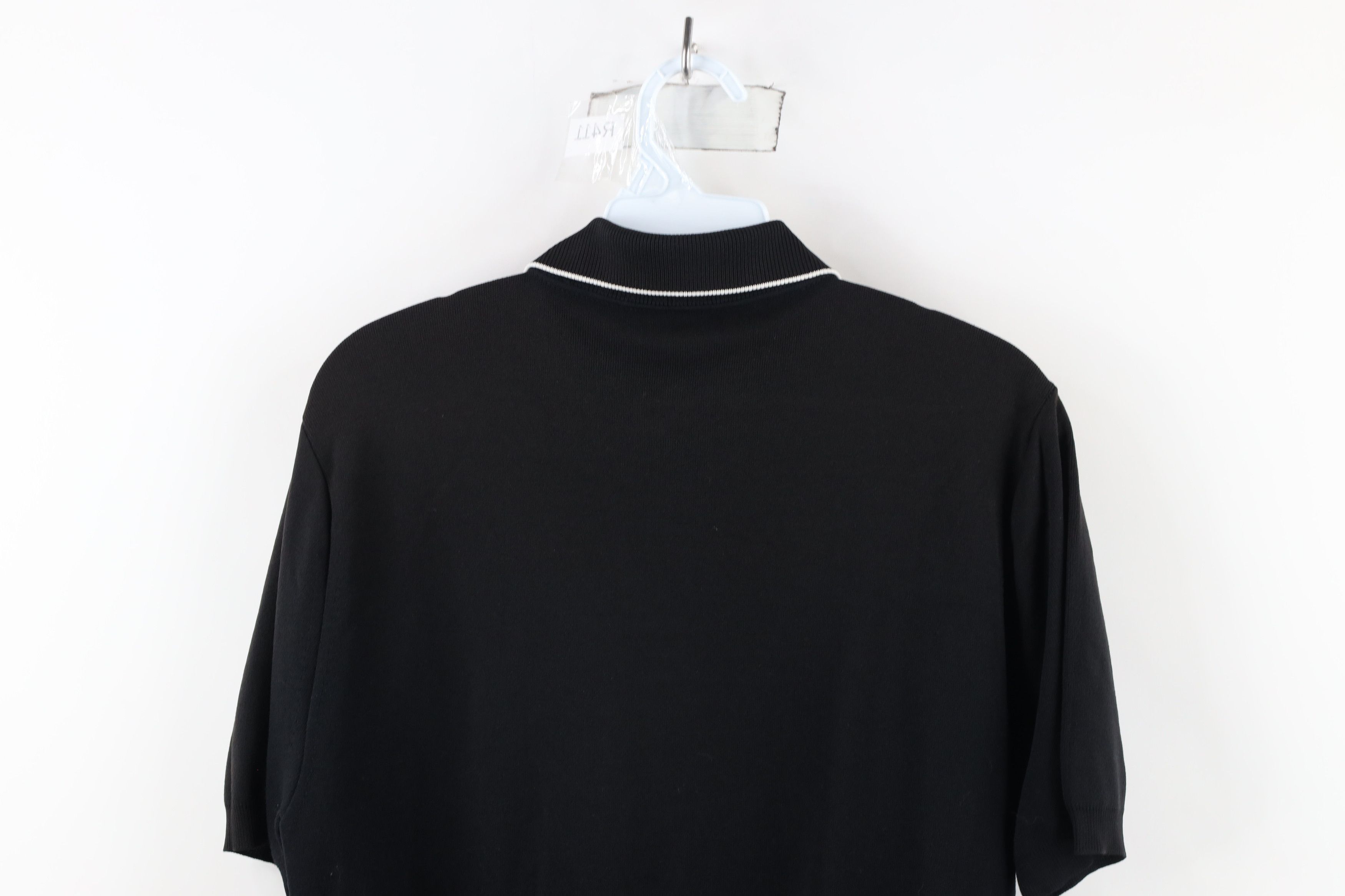Vintage Vintage 60s 70s Streetwear Pullover Polo Shirt Black USA Size US M / EU 48-50 / 2 - 10 Thumbnail