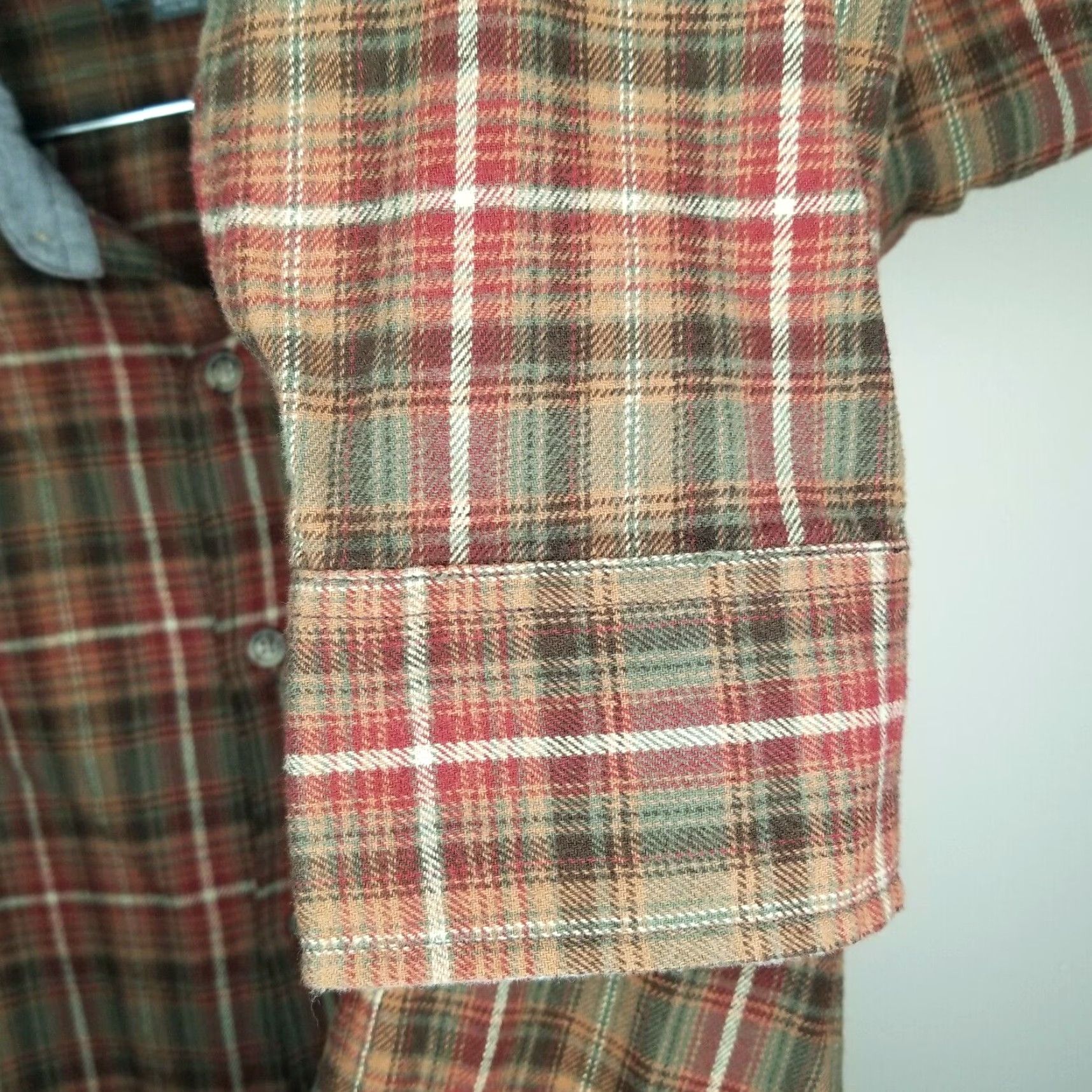 Eddie Bauer Eddie Bauer Mens Button-Up Shirt Flannel 2XL Brown Plaid Long Sleeve Men’s Regular Size 2XL Size US XXL / EU 58 / 5 - 3 Thumbnail