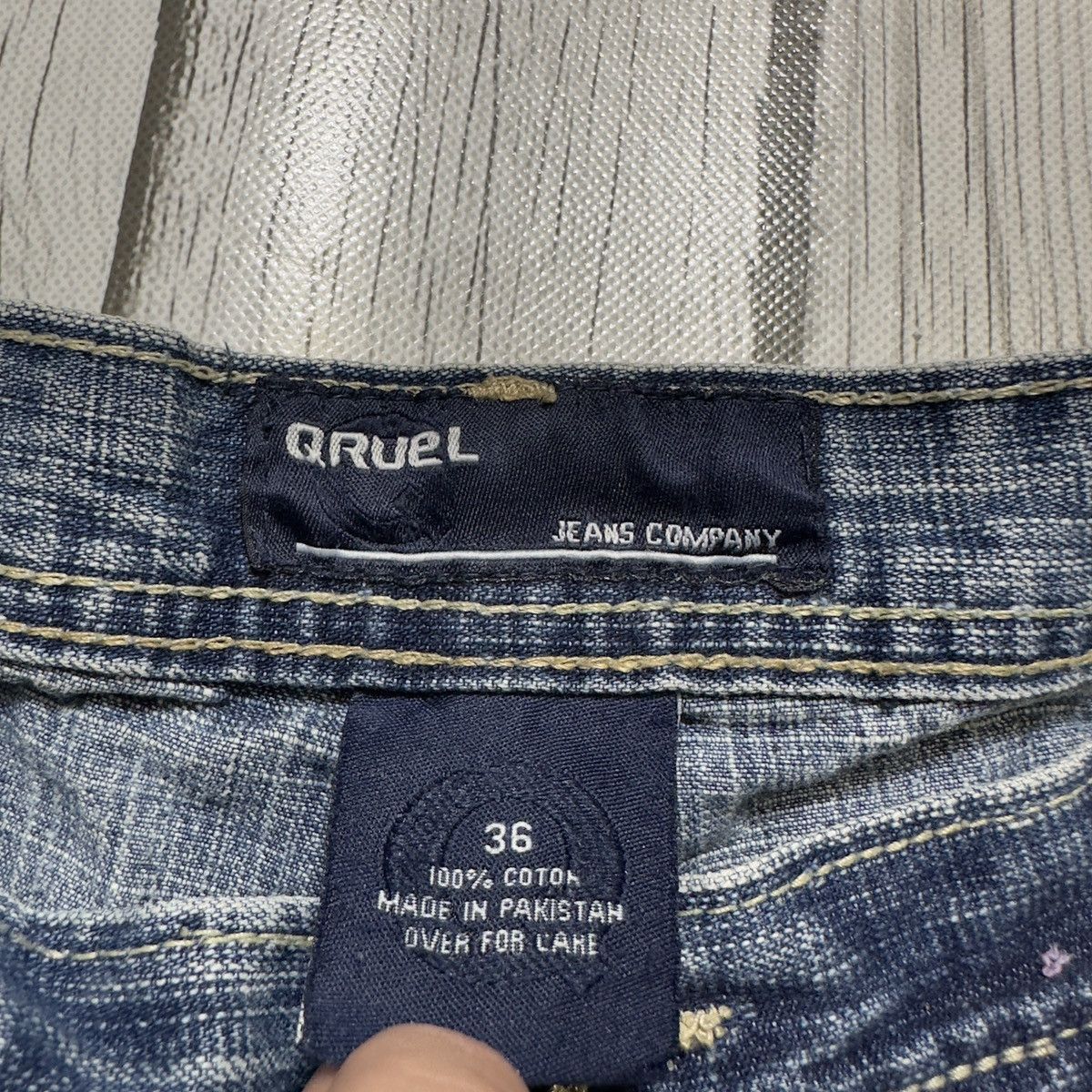 Vintage Vintage Qruel jean shorts Size US 36 / EU 52 - 5 Thumbnail