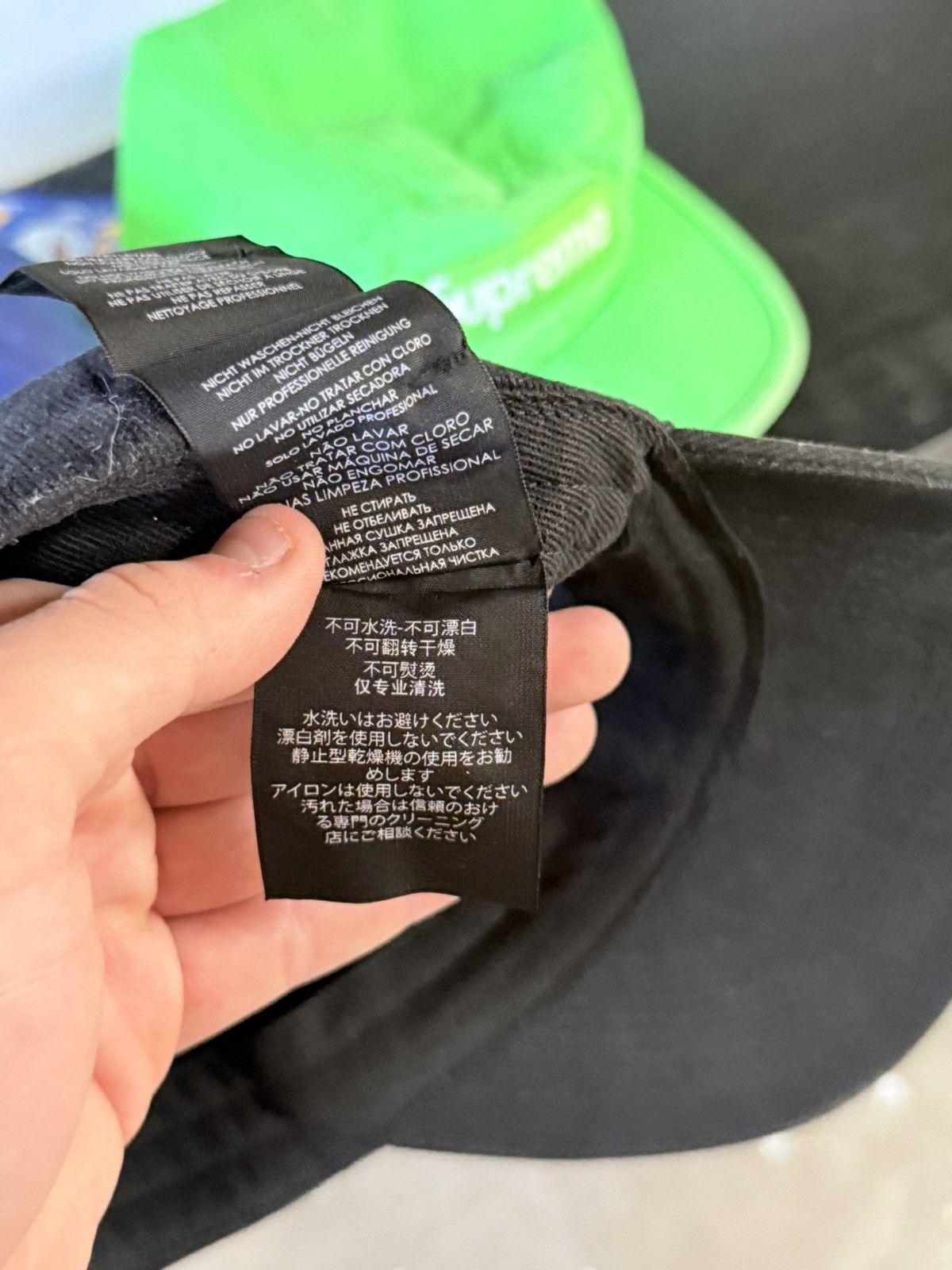 Balenciaga Balenciaga Crew Black Distressed Hat Size ONE SIZE - 8 Thumbnail