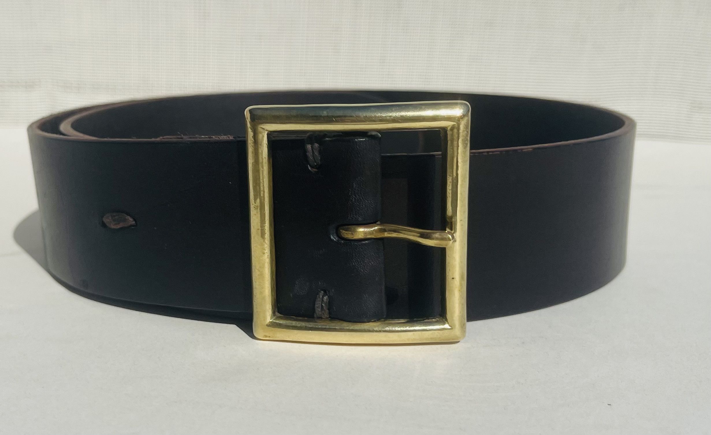 Visvim Visvim Plain Belt (45mm Veggie) - Dk Brown - FW16 - 29-33cms Size 30 - 14 Thumbnail