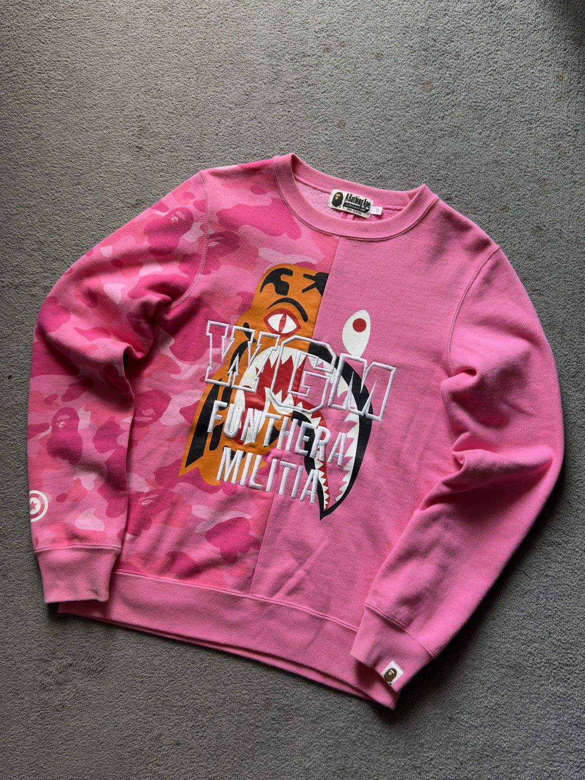 Bape BAPE WGM Funthera Militia Sweatshirt Size XS / US 0-2 / IT 36-38 - 1 Thumbnail
