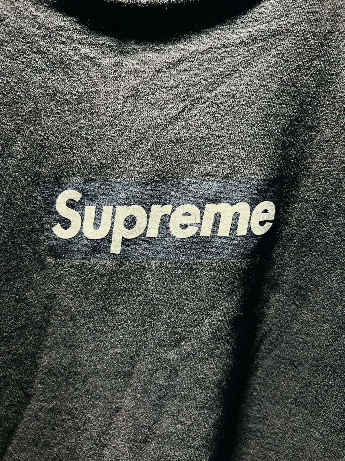Supreme × Vintage 1999 Supreme Navy on Navy Box Logo T-Shirt Size US XL / EU 56 / 4 - 2 Thumbnail