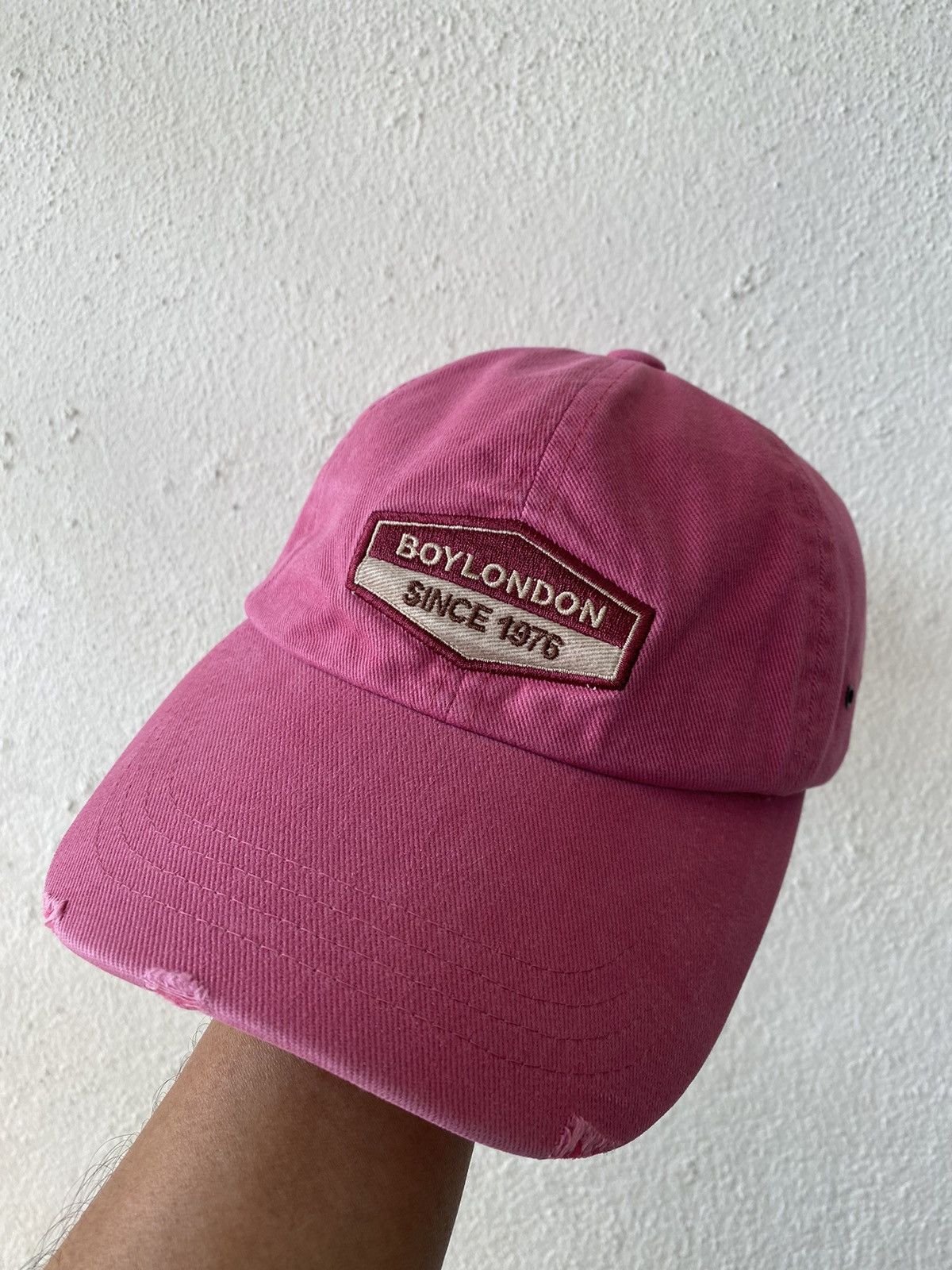 Boy London × Vintage Vintage Boy London Denim Cap Hat Size ONE SIZE - 1 Thumbnail