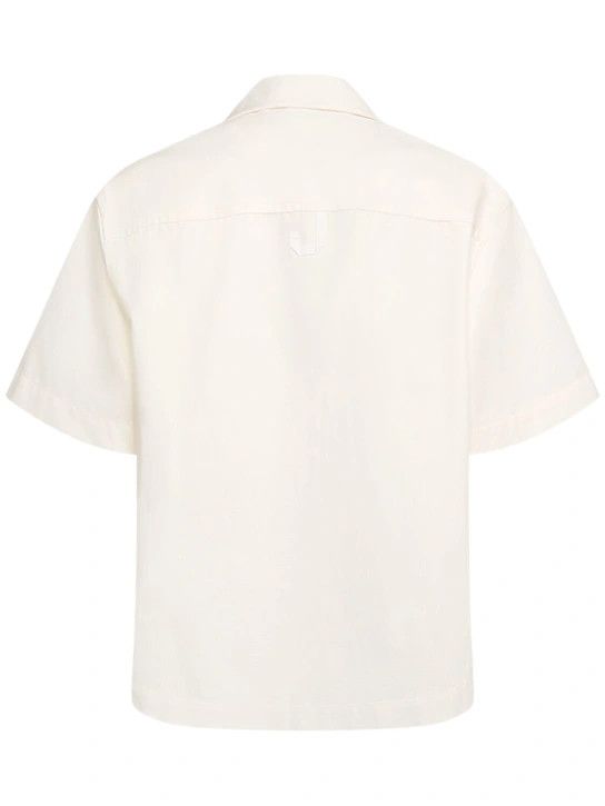 Jacquemus o1lsvrm0425 Jean Cotton Printed SS Shirt in Beige/Green Size US M / EU 48-50 / 2 - 2 Thumbnail