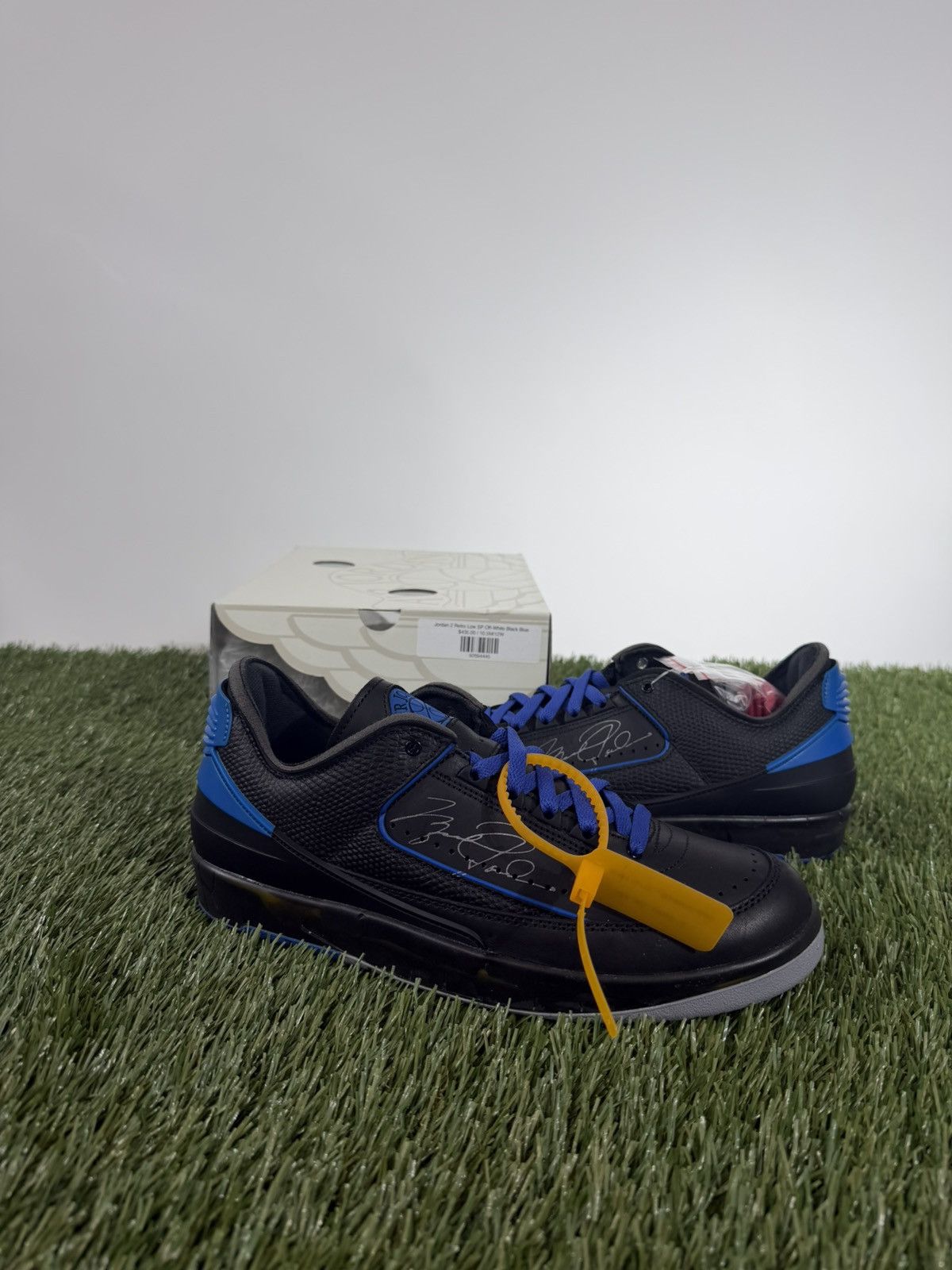 Off-White x Air Jordan 2 Retro SP Low “Black Varsity Royal” 2024 Air Jordan 2 Retro Low SP x Off-White  main image 3