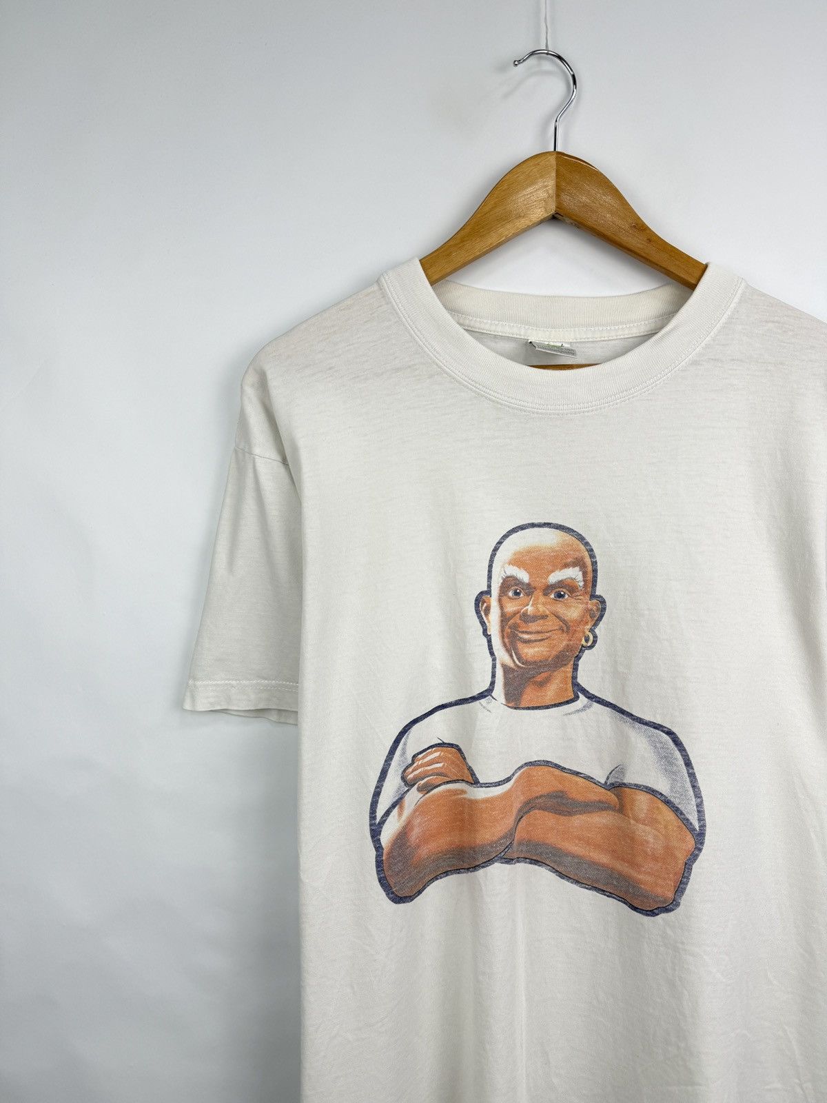 Vintage 🇺🇸 Vintage 90s Mr Clean Proper Humor Y2K T-Shirt Rare Retro Size US L / EU 52-54 / 3 - 2 Thumbnail