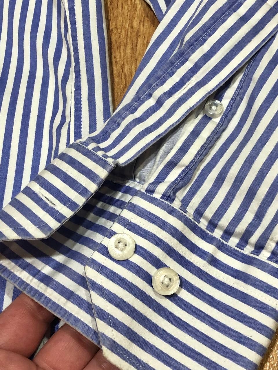 Lacoste Vintage Y2K Lacoste striped shirt streetwear Size US L / EU 52-54 / 3 - 13 Thumbnail