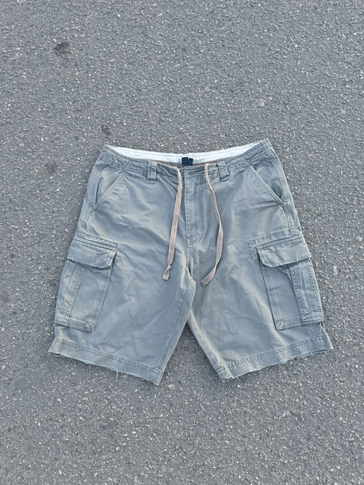 Japanese Brand × Vintage Vintage Y2K Maine Cargo Owens Style Baggy Shorts Size US 36 / EU 52 - 1 Thumbnail