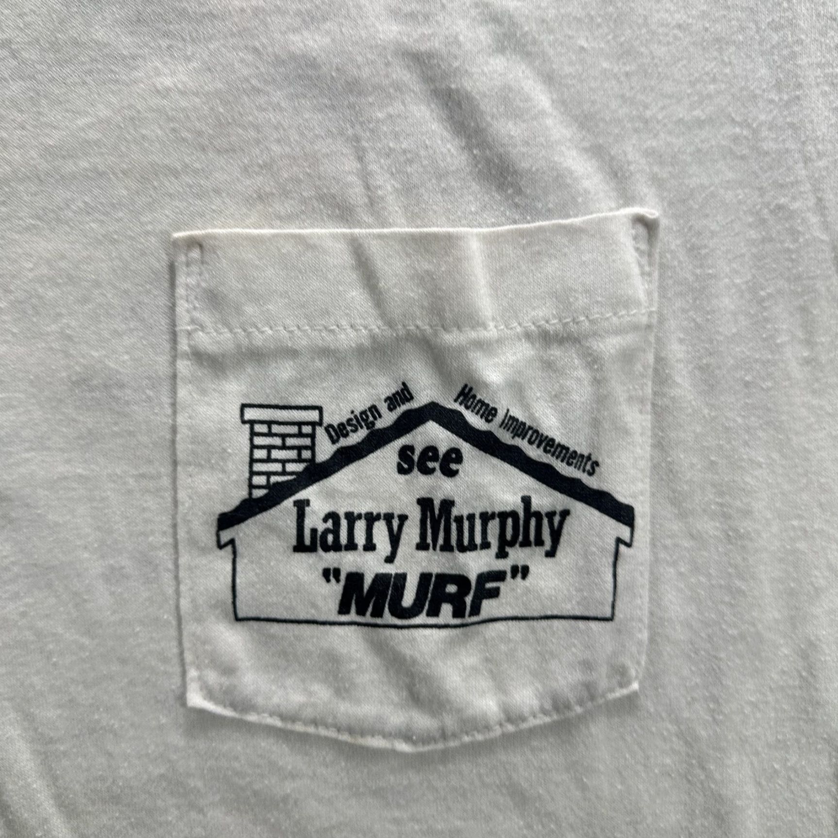 Jerzees VINTAGE Larry Murphy Shirt Mens Large Pocket Tee Home Improvement Promo 90s USA Size US L / EU 52-54 / 3 - 6 Thumbnail