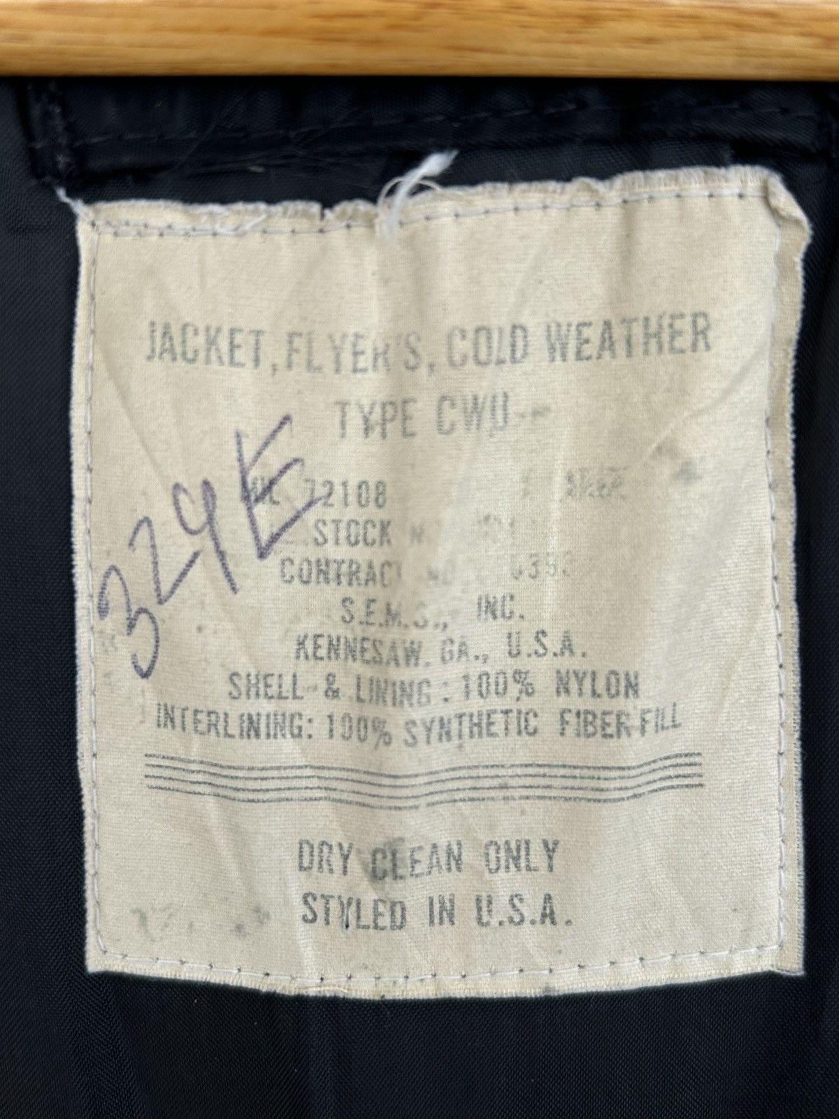 Other Flyers USA Vintage Blue Bomber Collar Jacket Size US L / EU 52-54 / 3 - 9 Thumbnail