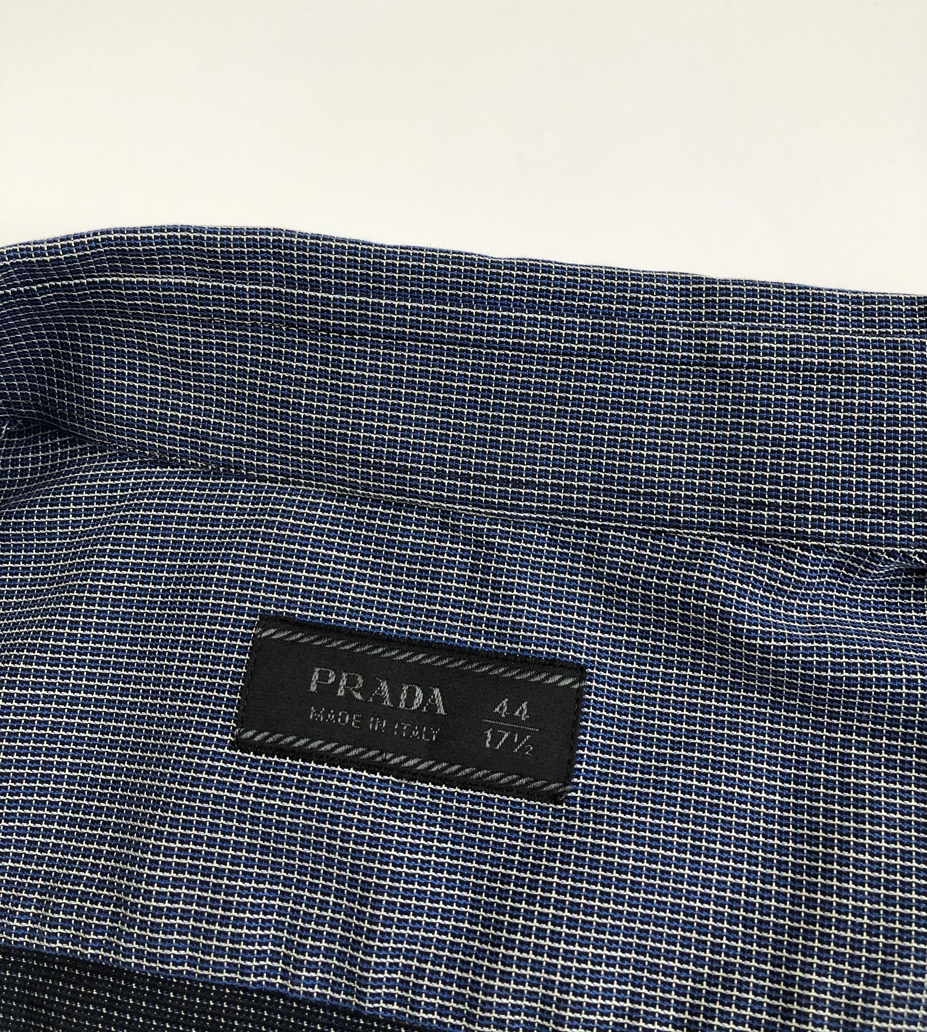 Prada Prada Cotton Button Up Shirt Size US XL / EU 56 / 4 - 7 Thumbnail