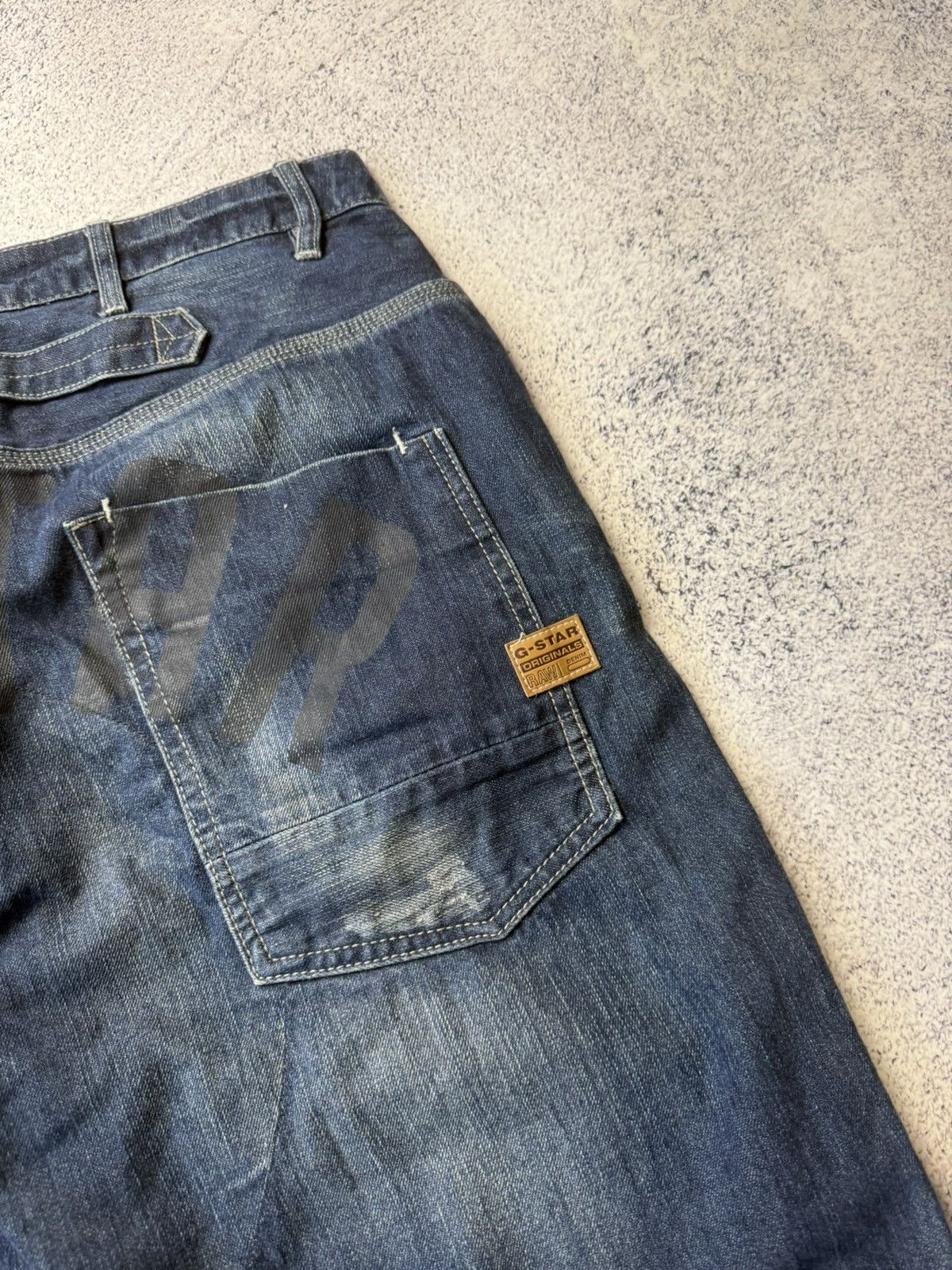 G-Star Mens Vintage G Star Raw Cargo Shorts rare army Y2K Size US 32 / EU 48 - 8 Thumbnail