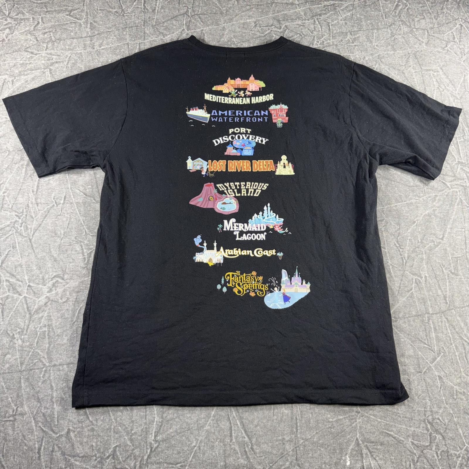 Disney Disney Shirt Unisex L Black Tokyo Size ONE SIZE - 6 Thumbnail