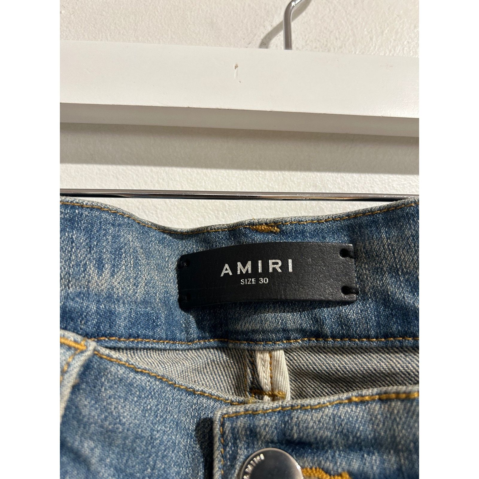 Amiri AMIRI HIBISCUS SKINNY FIT DISTRESSED JEAN SIZE 30 PREOWNED Size US 30 / EU 46 - 8 Thumbnail