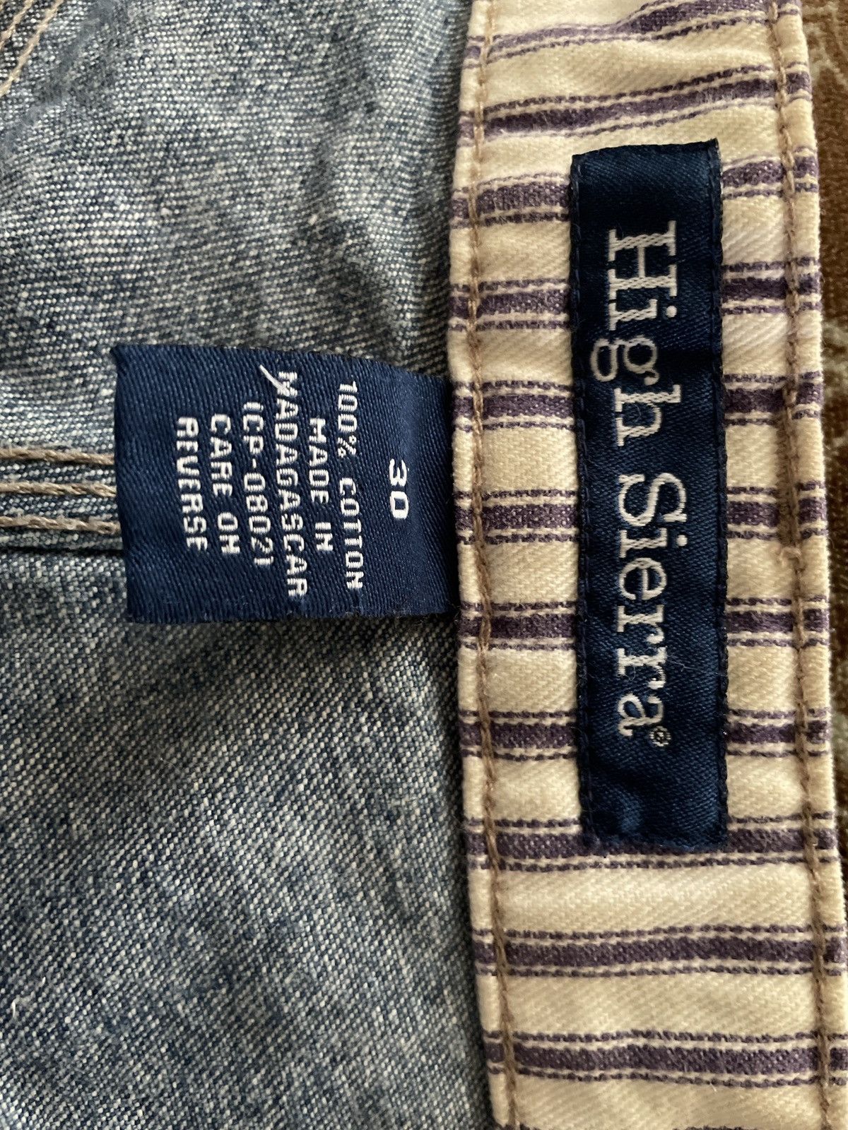 High Sierra × Vintage High Sierra Jorts Blue Jean Shorts 30 carpenter painter vtg Size US 30 / EU 46 - 9 Thumbnail