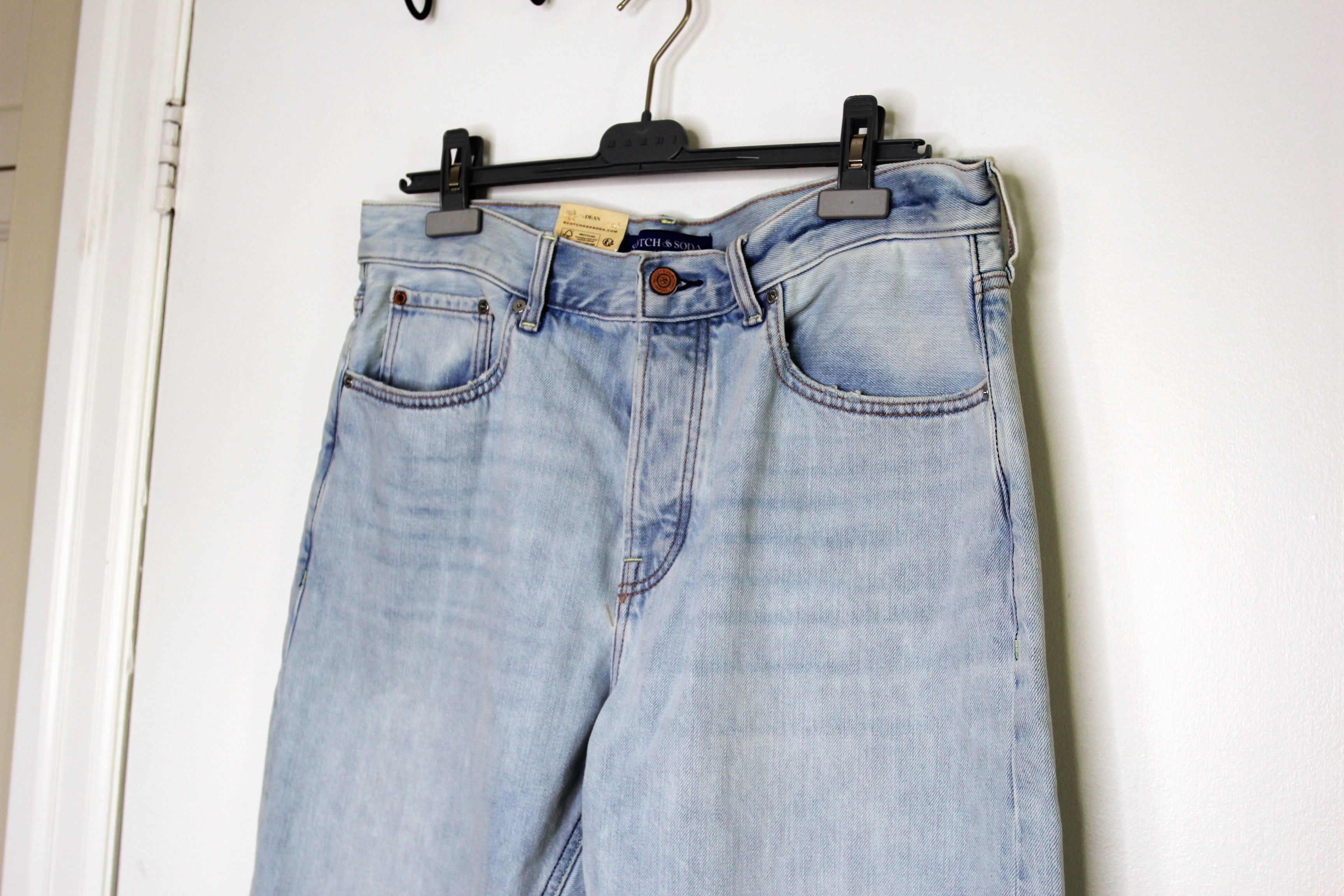 Scotch & Soda BNWT SS25 SCOTCH & SODA DEAN BLEACHED DENIM JEANS 32 Size US 32 / EU 48 - 4 Thumbnail