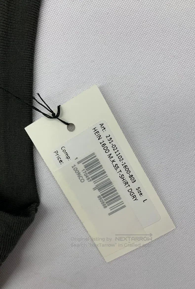 Dries Van Noten Dries Van Noten Dark Gray Crew Neck Drop Shoulder Loose Sh Size US L / EU 52-54 / 3 - 4 Thumbnail