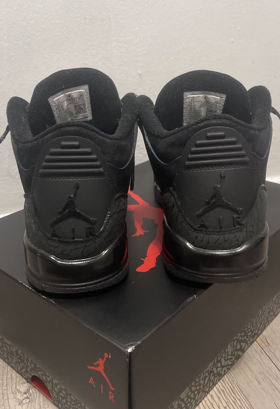 Jordan Brand Black cat Jordan 3 Size US 7 / EU 40 - 3 Thumbnail