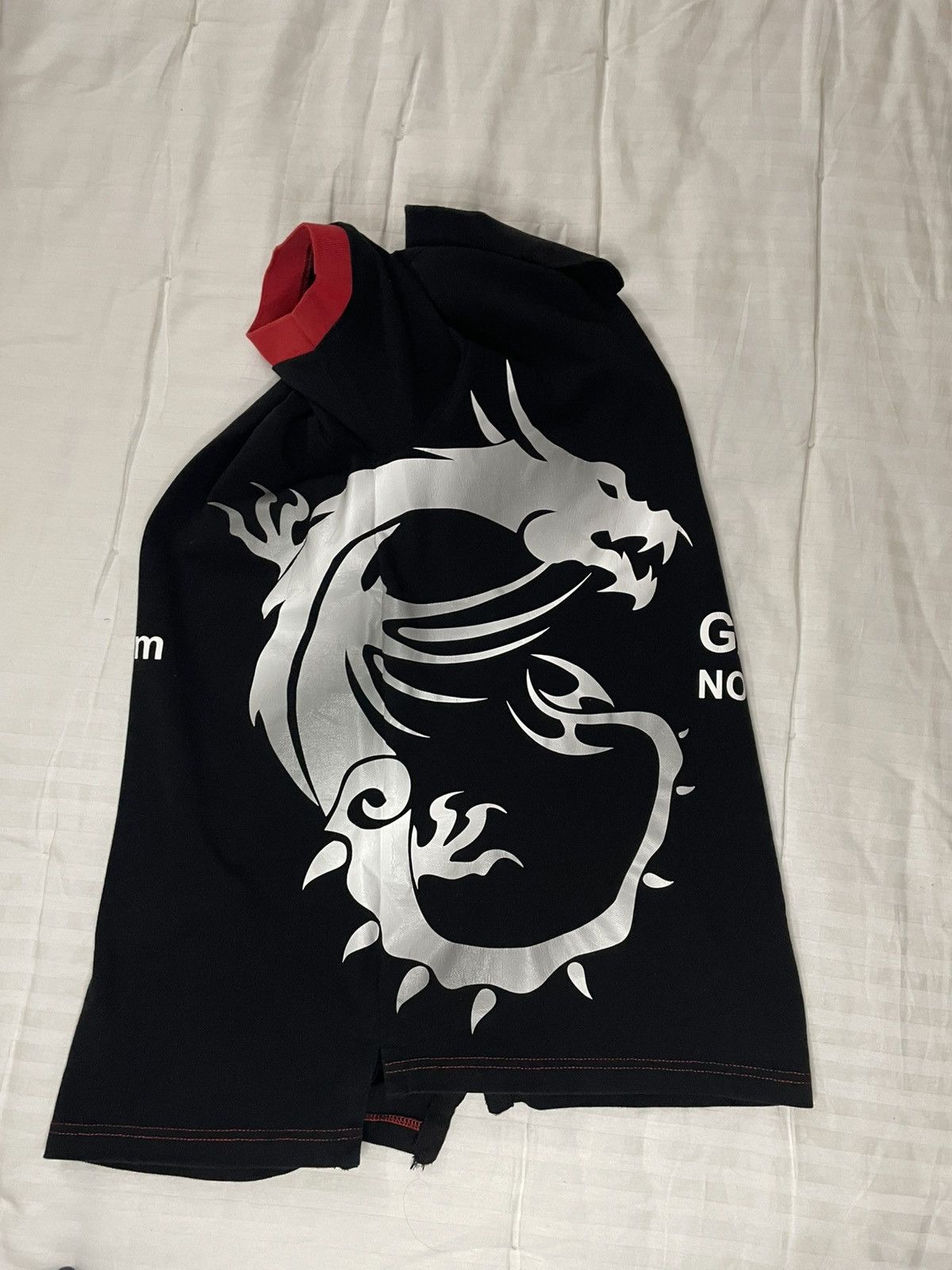 The Game Vintage Rare Archive MSI Merch Uniform Big Dragon Polo Size US L / EU 52-54 / 3 - 3 Thumbnail
