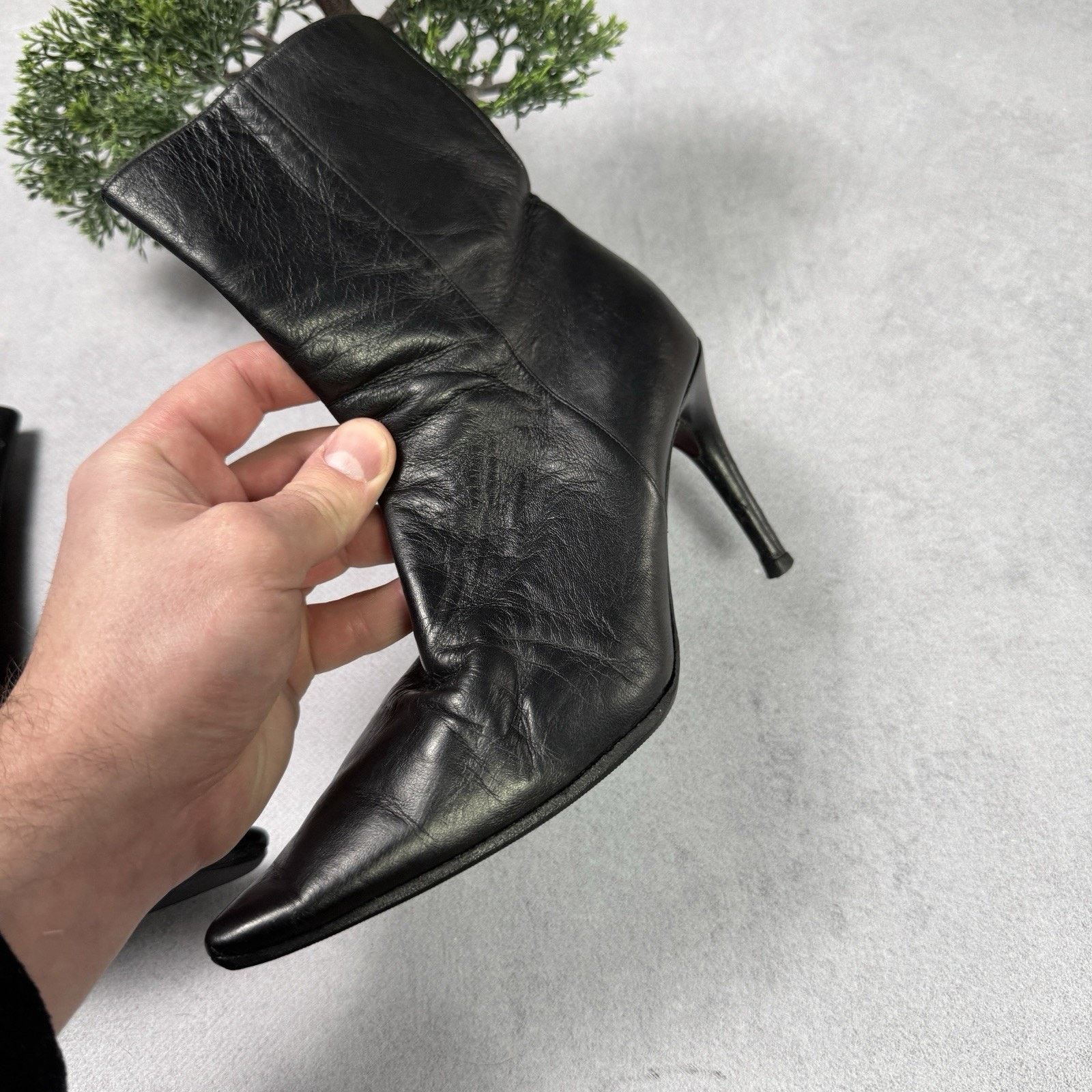 Gucci Gucci Leather Women Heel Boot Size 35 US 5 Size US 5 / IT 35 - 19 Thumbnail