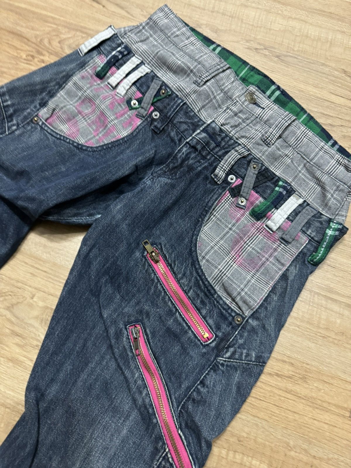 Seditionaries Japanese Brand double waist punk style Jeans Size US 29 - 2 Thumbnail