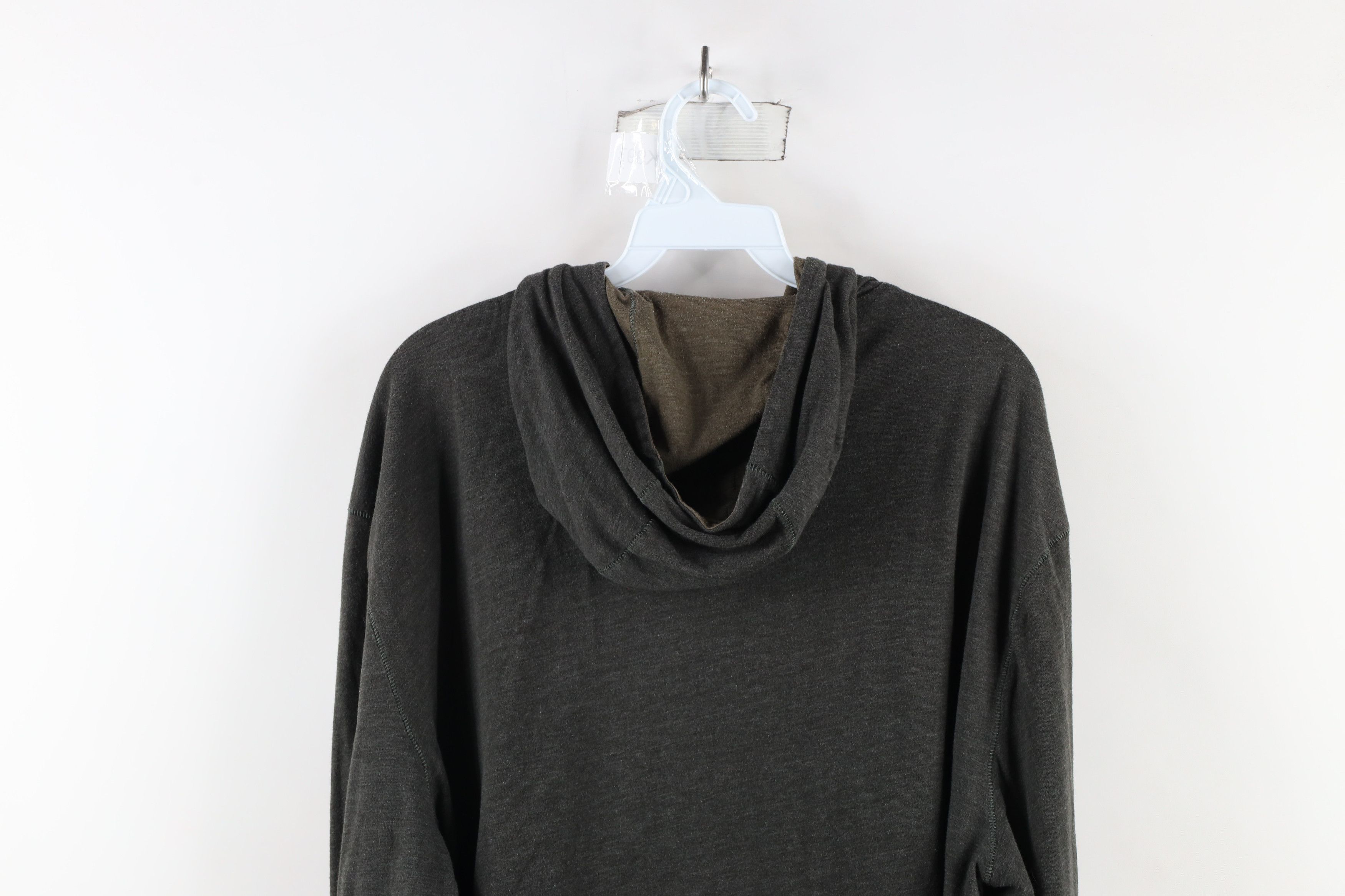 John Varvatos × Vintage John Varvatos USA Blank Jersey Knit Full Zip Hoodie Gray Size US XXL / EU 58 / 5 - 12 Thumbnail