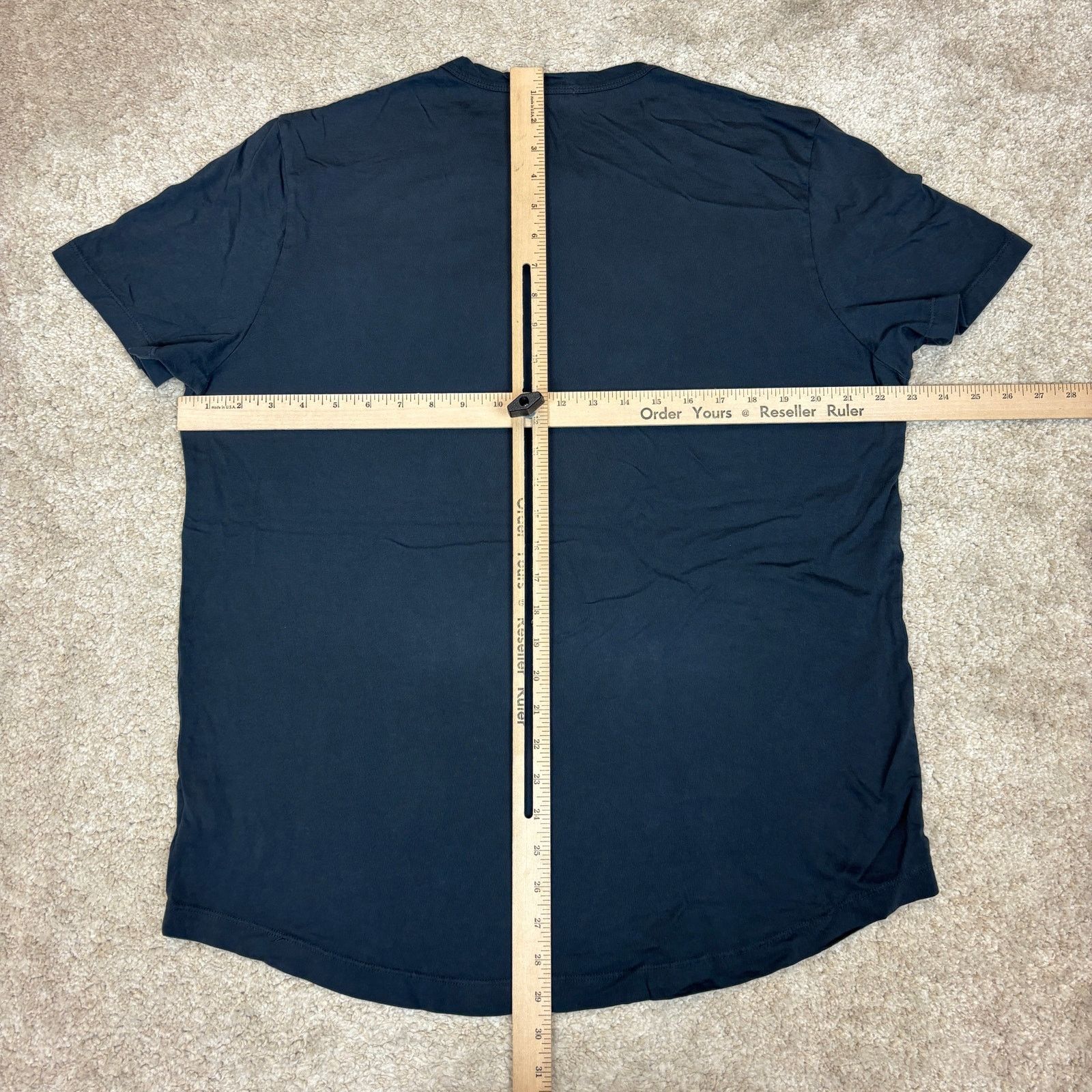 Buck Mason Buck Mason Slub Cotton Curved Hem Crew T Shirt Men's XL Size US XL / EU 56 / 4 - 3 Thumbnail