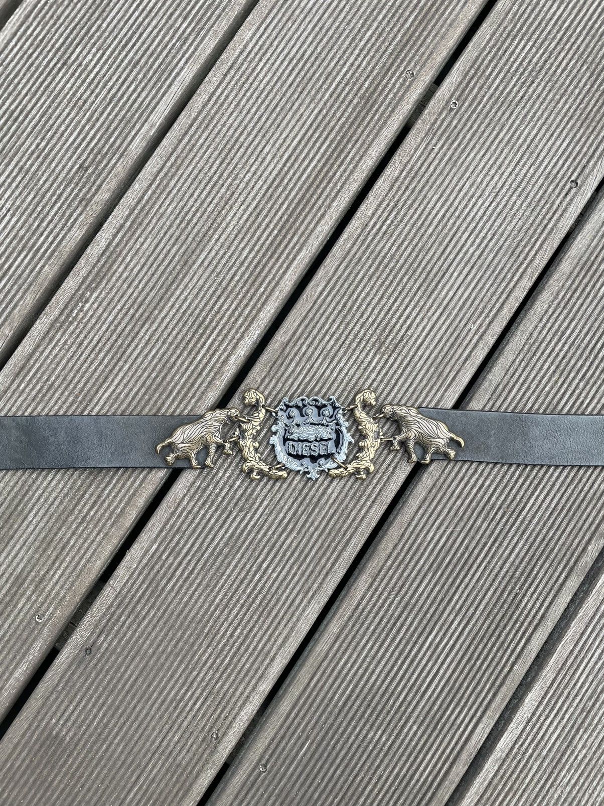 Diesel Vintage Diesel Y2K leather belt Size ONE SIZE - 9 Thumbnail