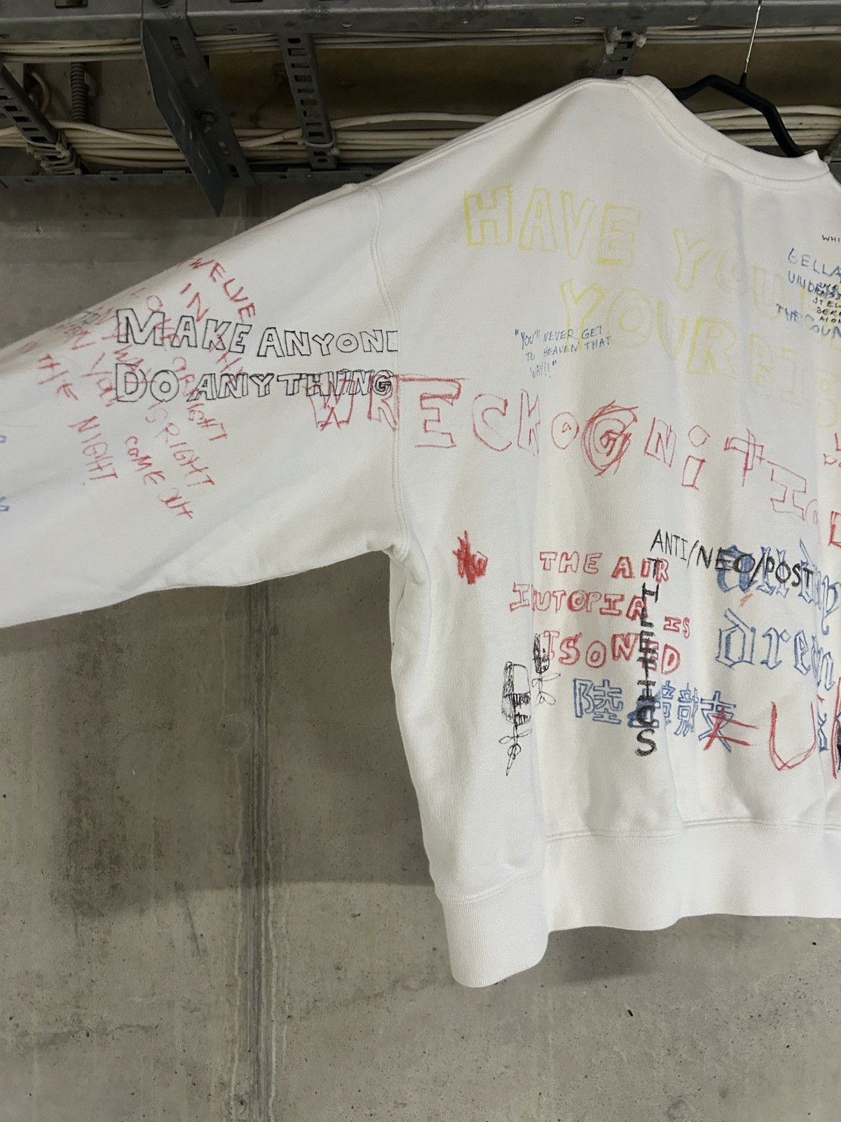 Yeezy Yeezy S5 scribble sweatshirt x Adidas x Henry A. levy Size US L / EU 52-54 / 3 - 7 Thumbnail