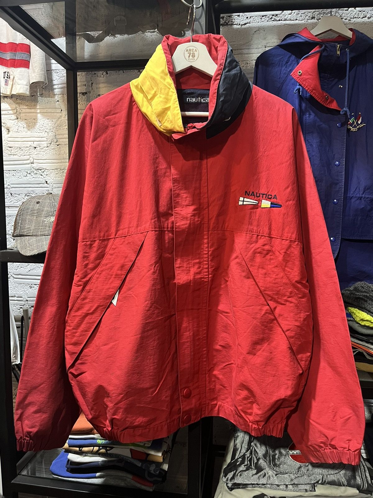 Nautica Nautica Yachting Flags Jacket 90s Size US M / EU 48-50 / 2 - 1 Thumbnail